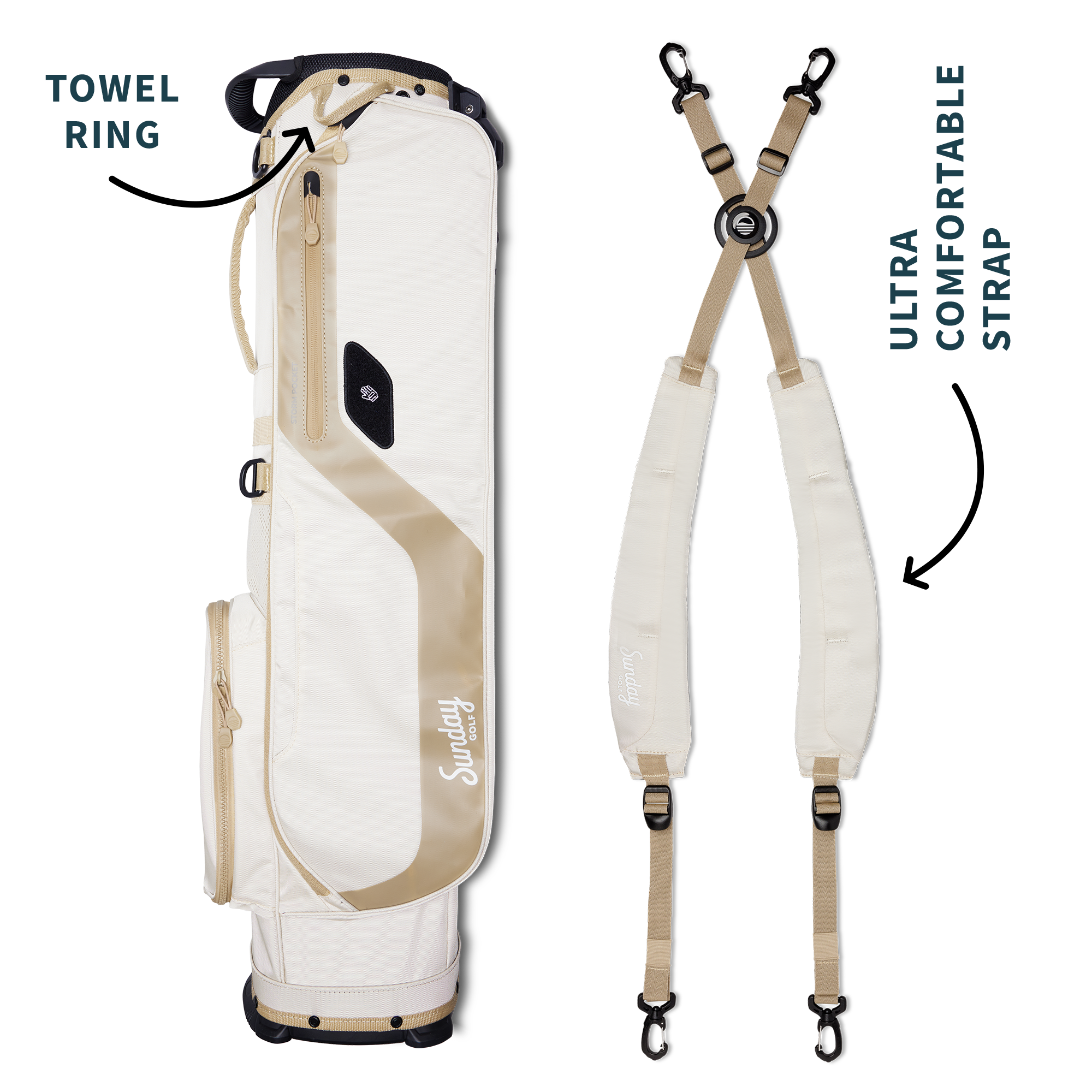 El Camino | Toasted Almond Mid Size Stand Bag