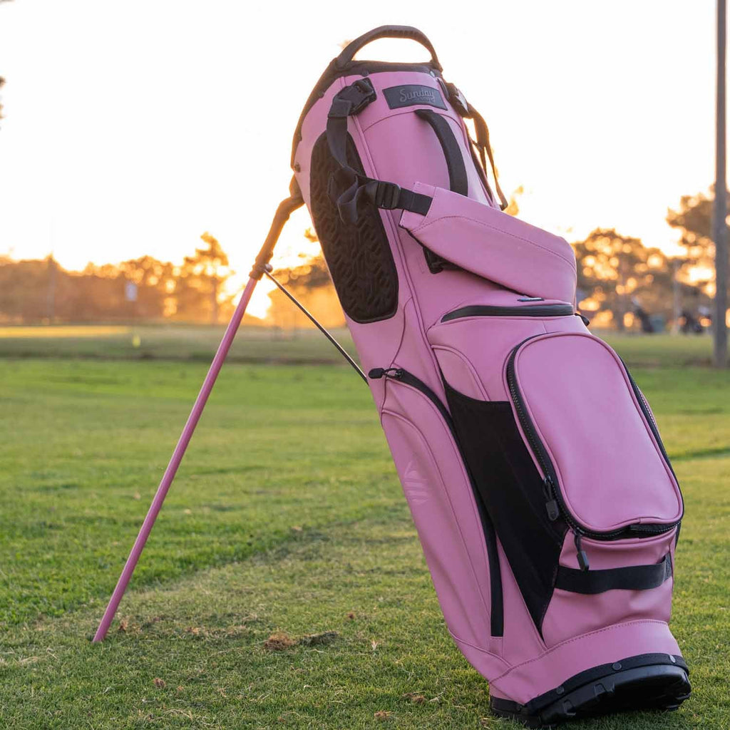 Ryder S-Class | Dusty Pink Vegan Leather Full Size Stand Bag