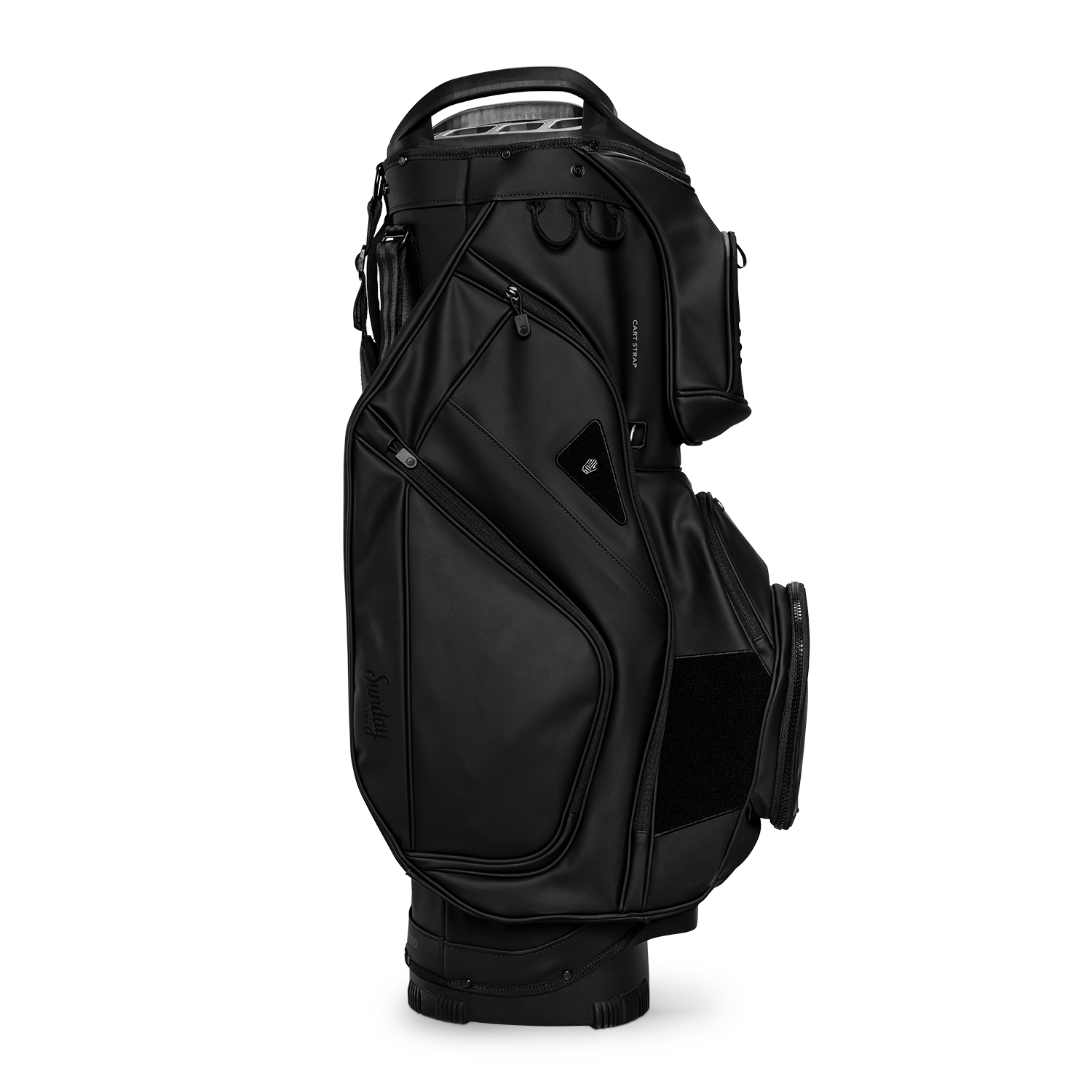 The Big Rig S-Class |  Black Vegan Leather Cart Bag