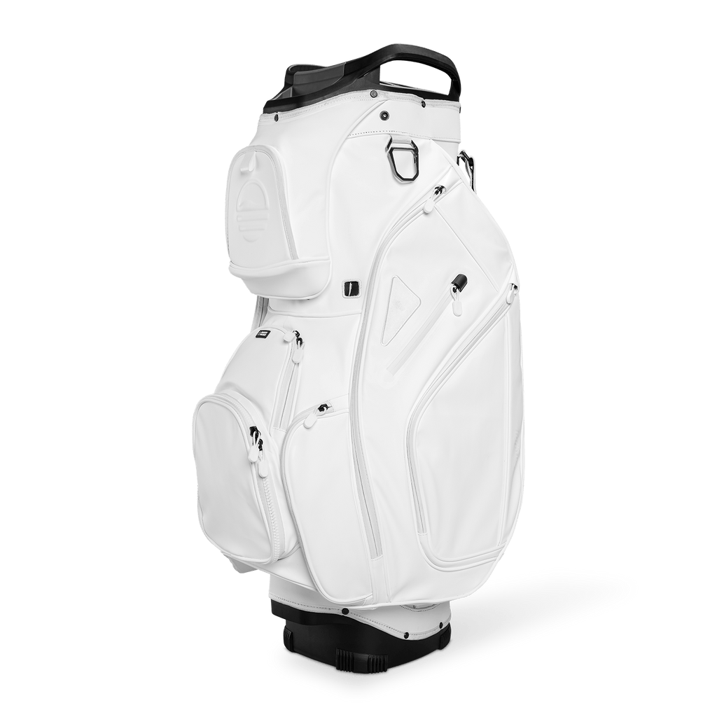 The Big Rig S-Class |  White Vegan Leather Cart Bag