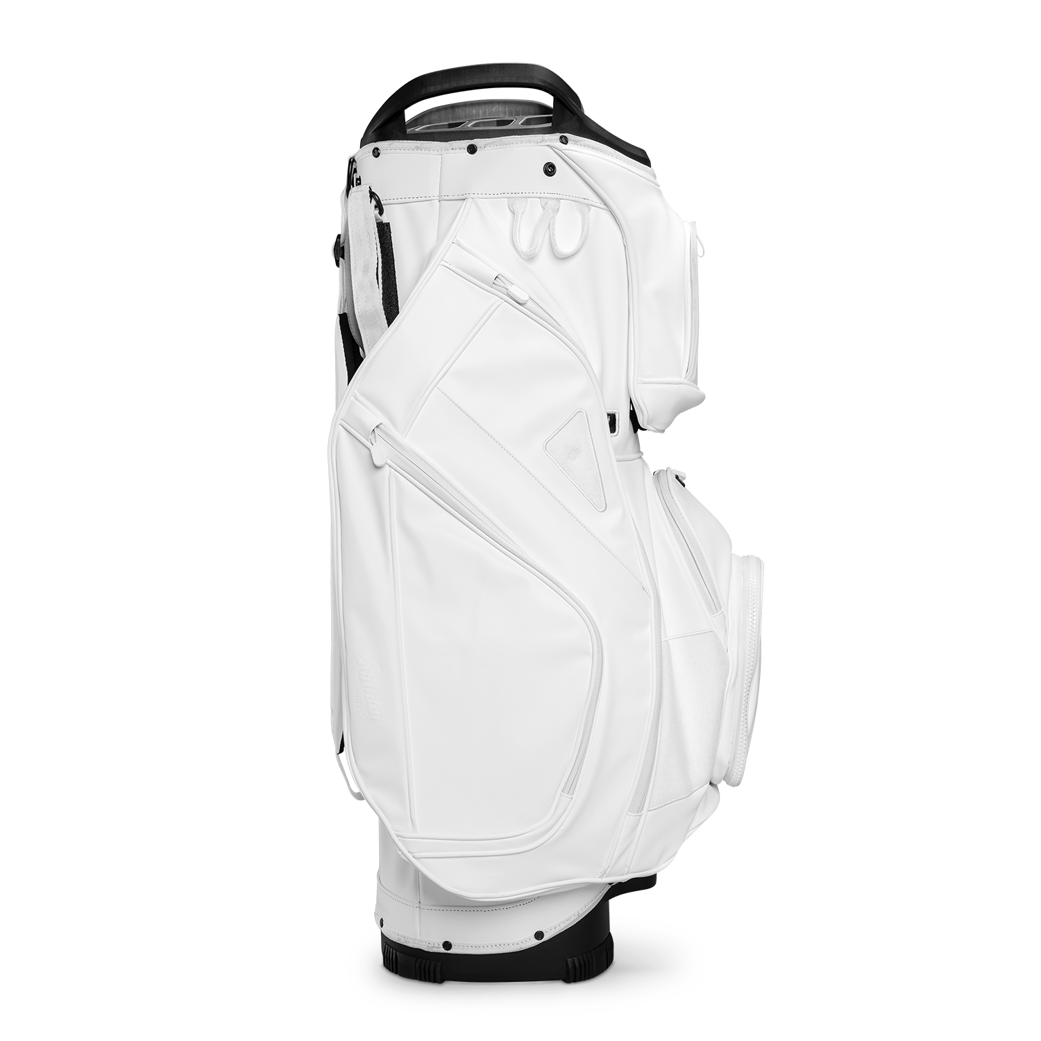 The Big Rig S-Class |  White Vegan Leather Cart Bag
