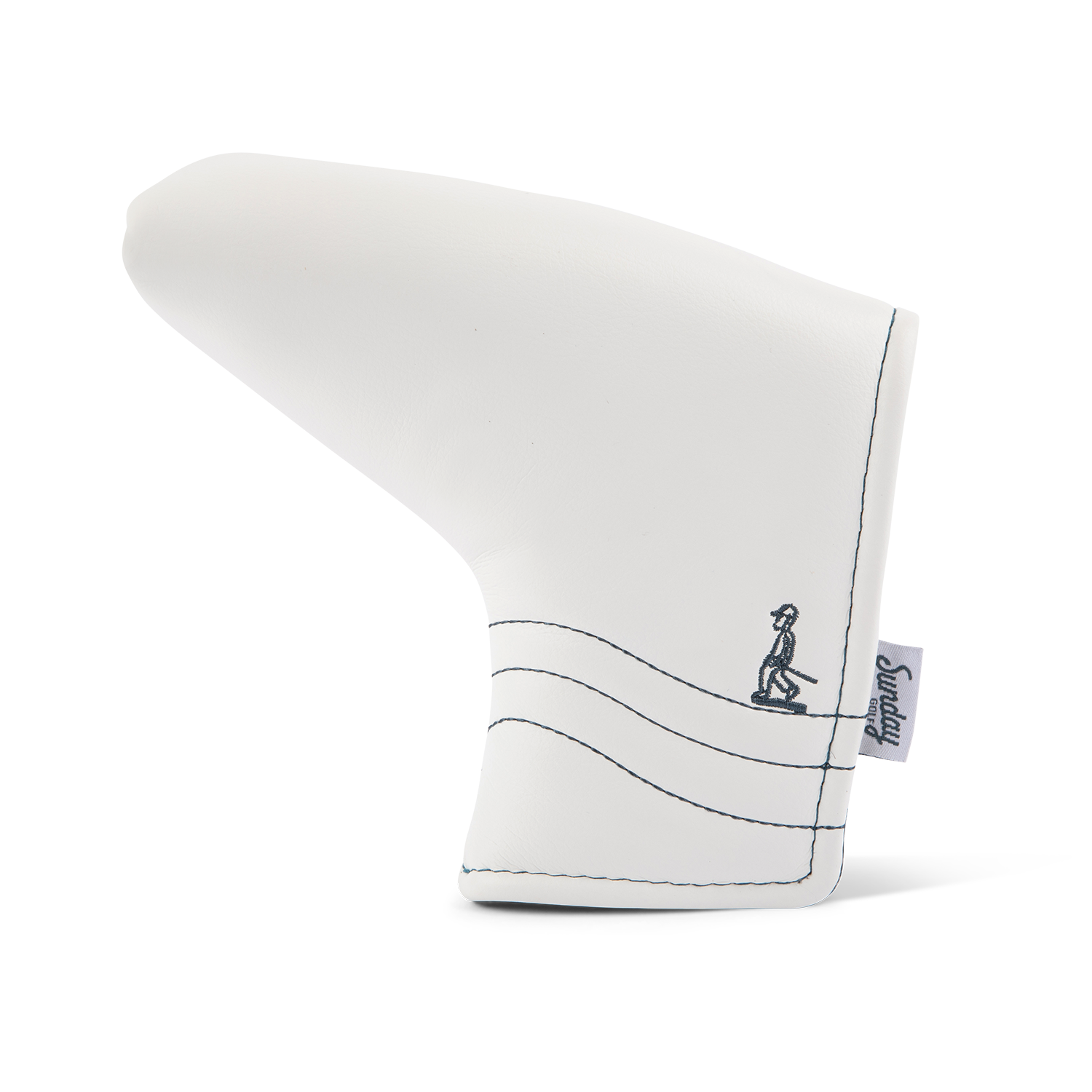 White/Navy Headcover Bundle w/ Blade