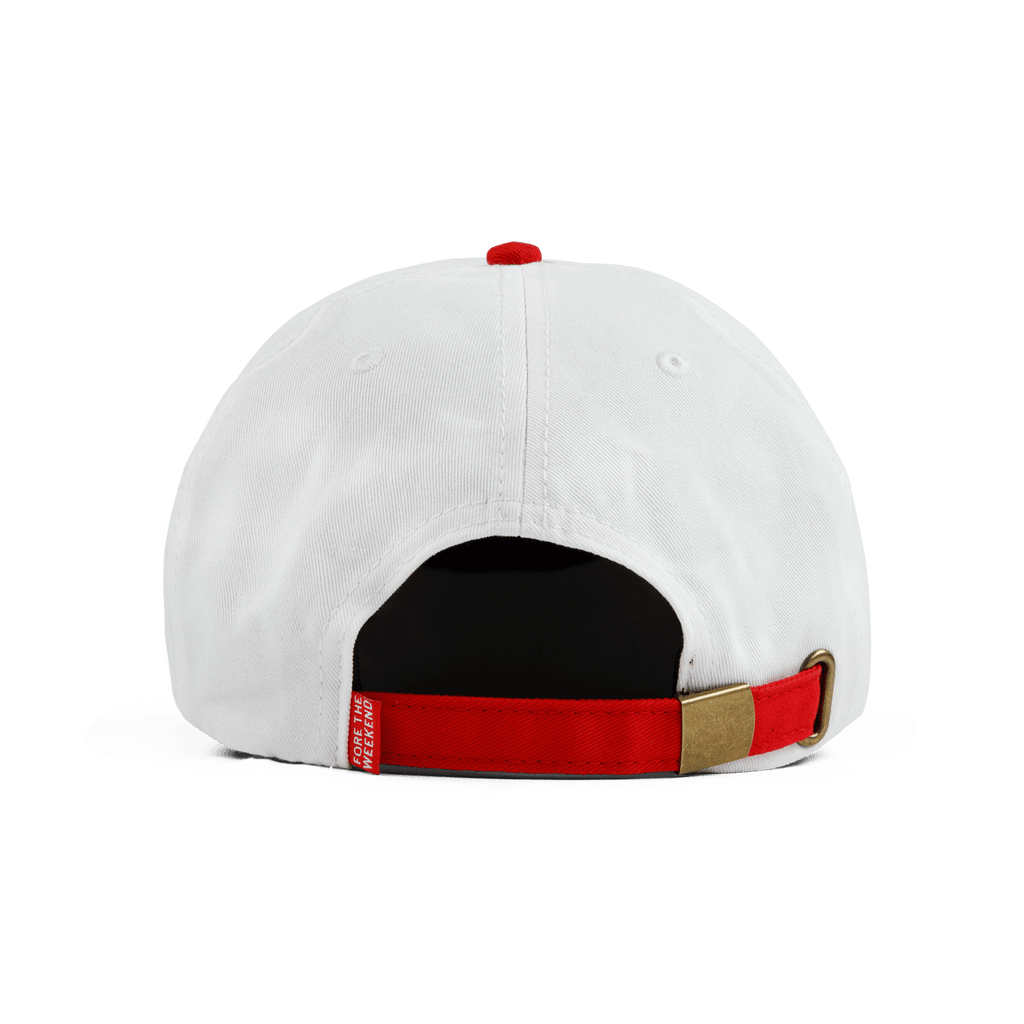 Sunday Golf Dad Hat | Red & Cream
