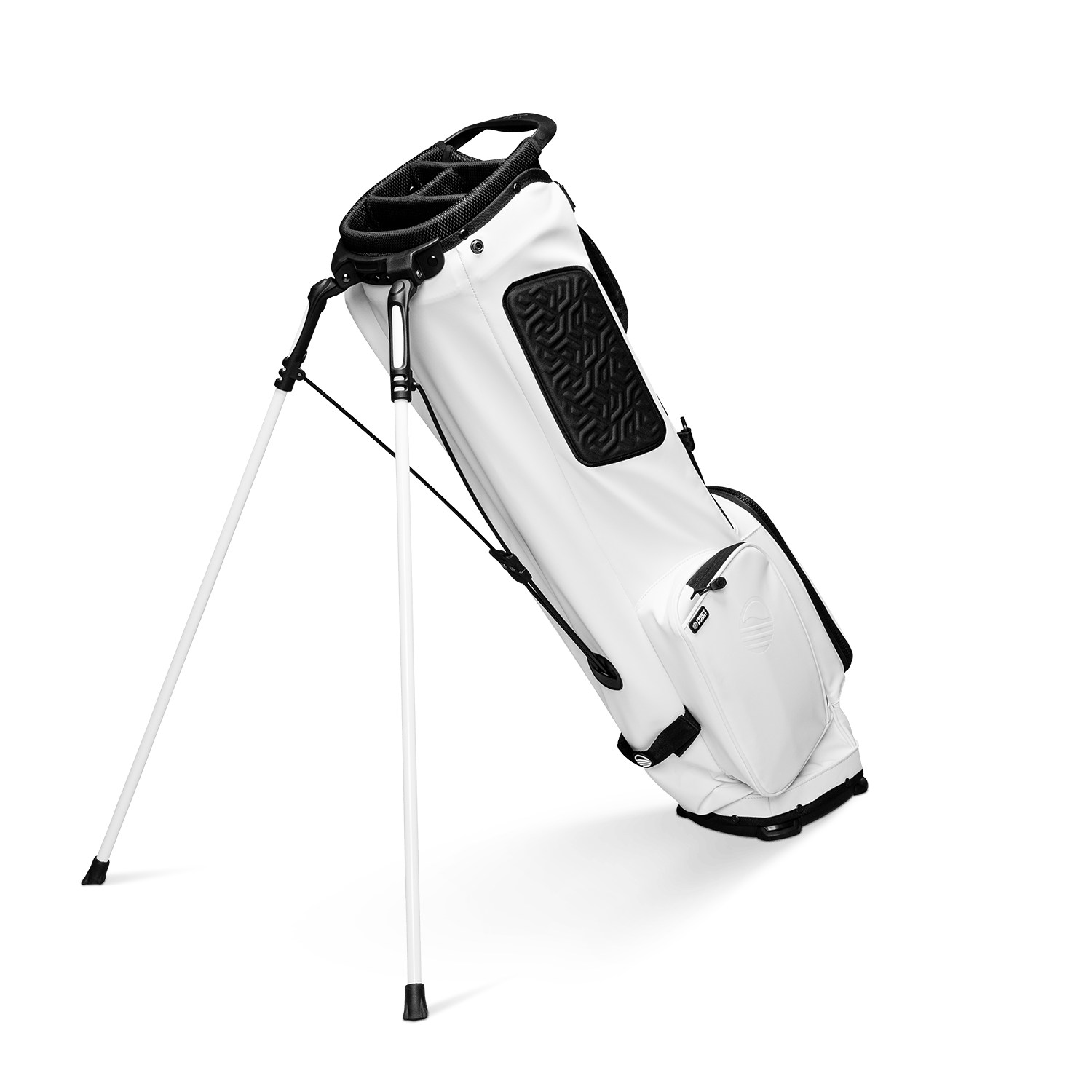 El Camino S-Class | White Vegan Leather Mid Size Stand Bag
