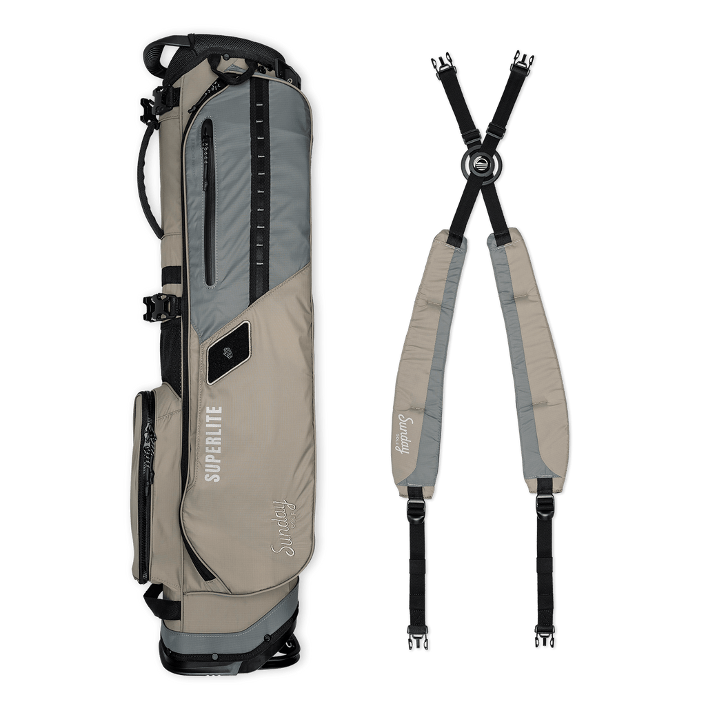 El Camino Superlite | Tan-Black Mid Size Stand Bag
