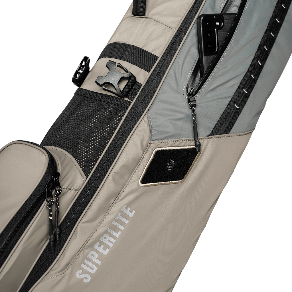 El Camino Superlite | Tan-Black Mid Size Stand Bag