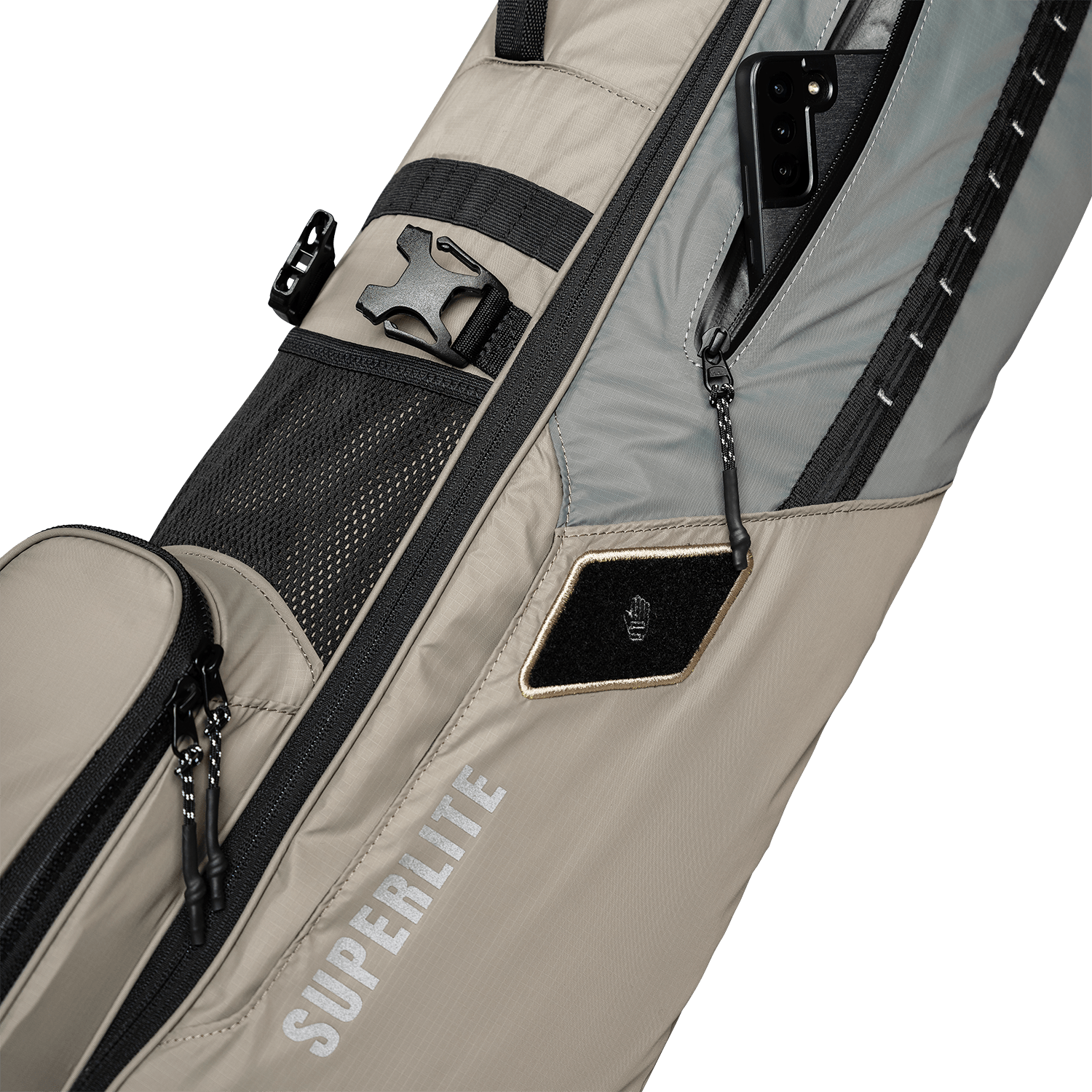 El Camino Superlite | Tan-Black Mid Size Stand Bag