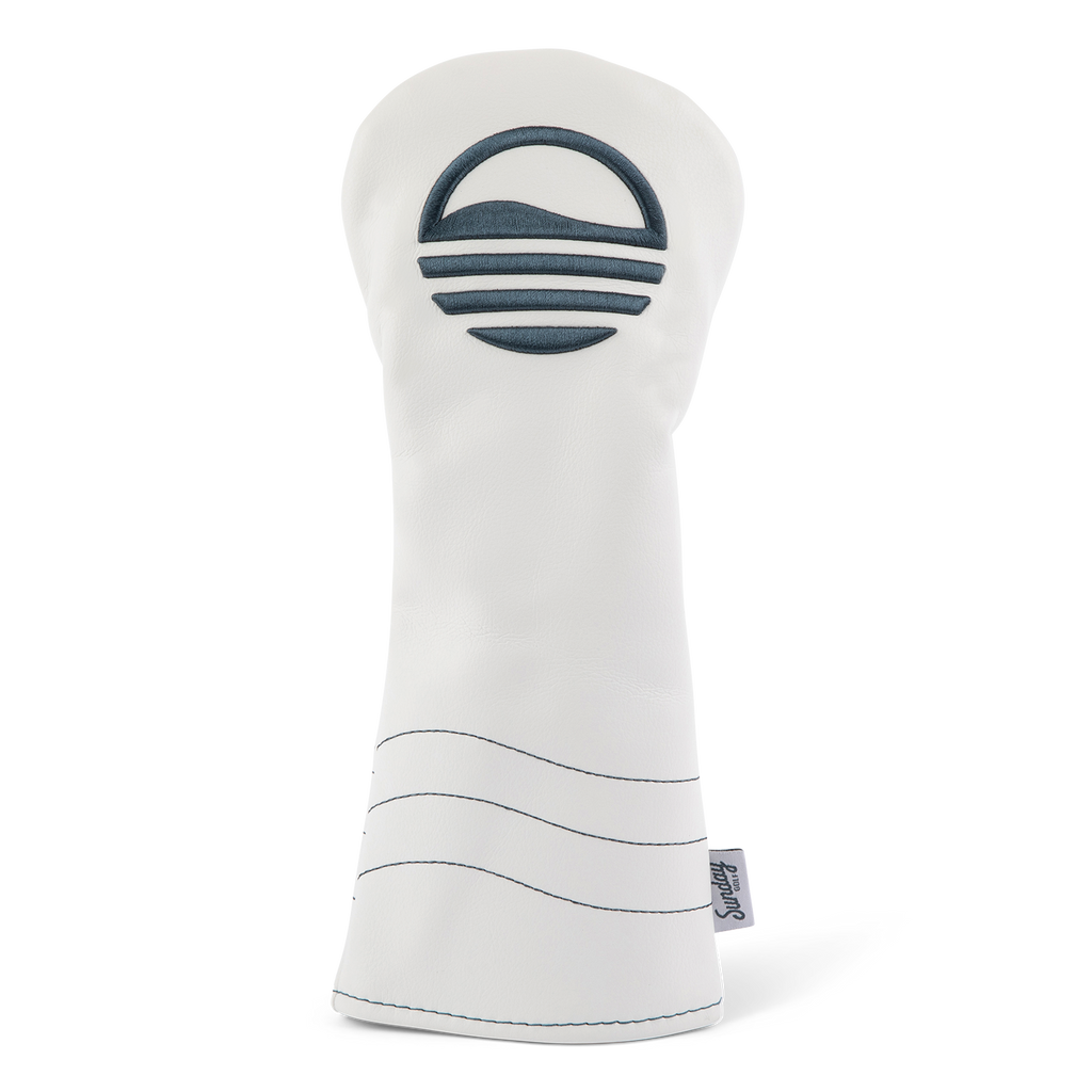 White/Navy Headcover Bundle w/ Blade