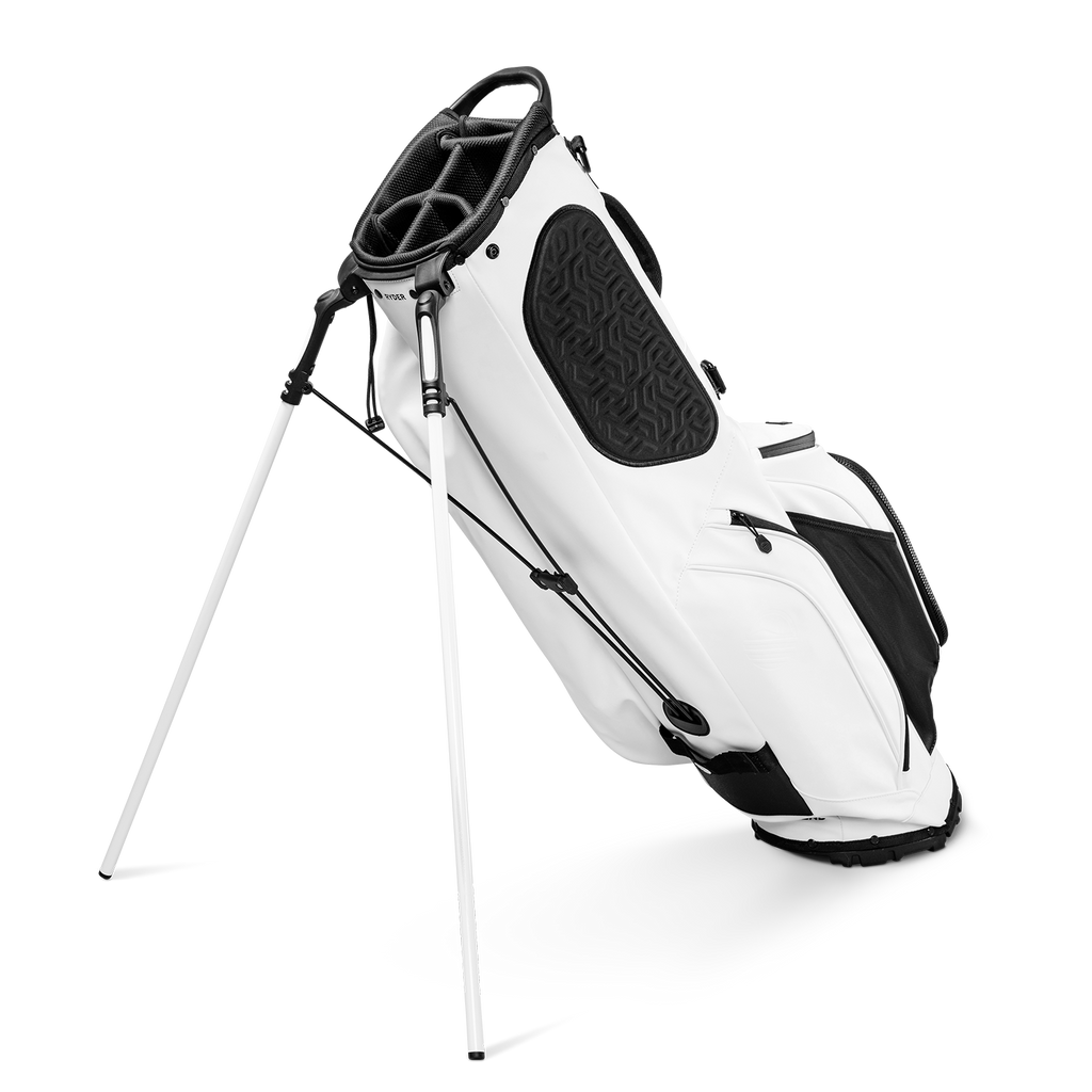 Ryder S-Class x Garage Beer | White Vegan Leather Full Size Stand Bag
