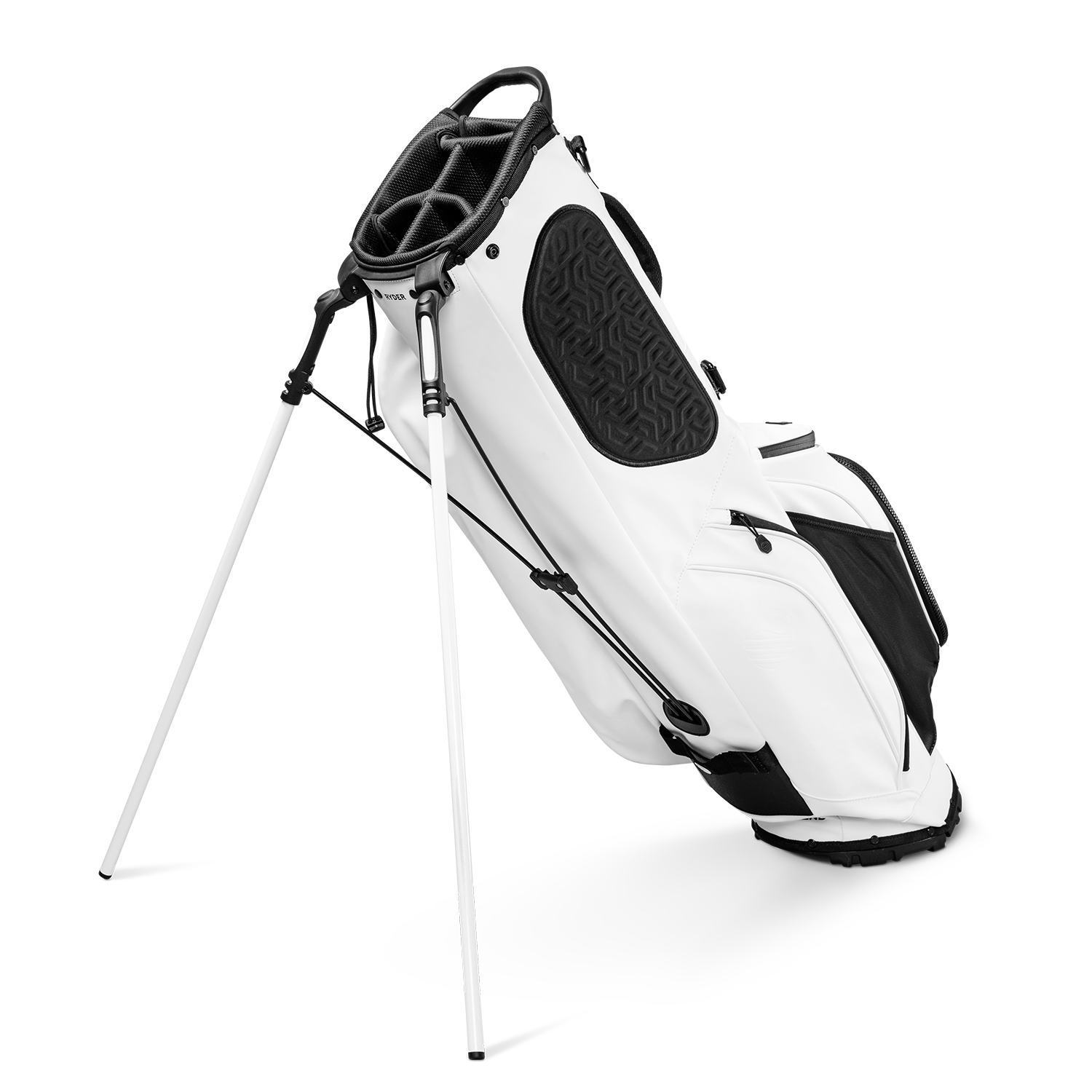 Ryder S-Class x Garage Beer | White Vegan Leather Full Size Stand Bag