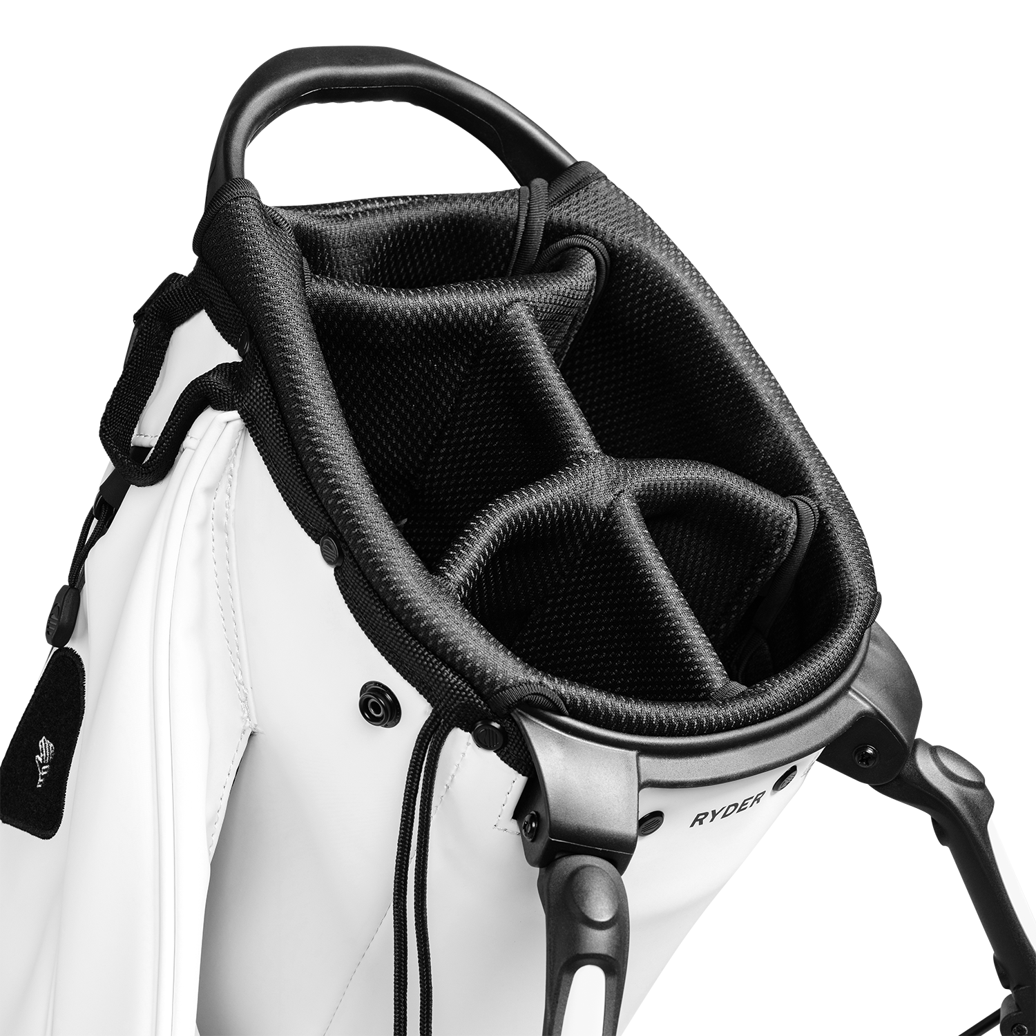 Ryder S-Class x Garage Beer | White Vegan Leather Full Size Stand Bag