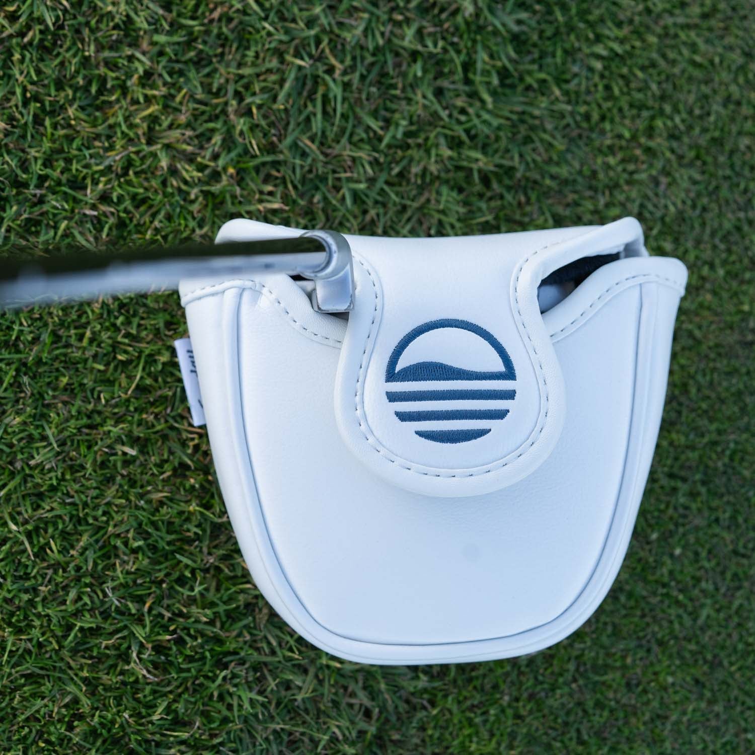Mallet Putter Headcover | White/Navy