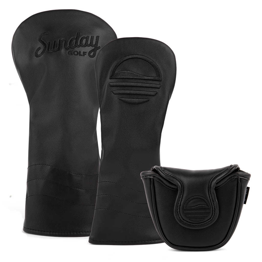 Black Headcover Bundle w/ Mallet