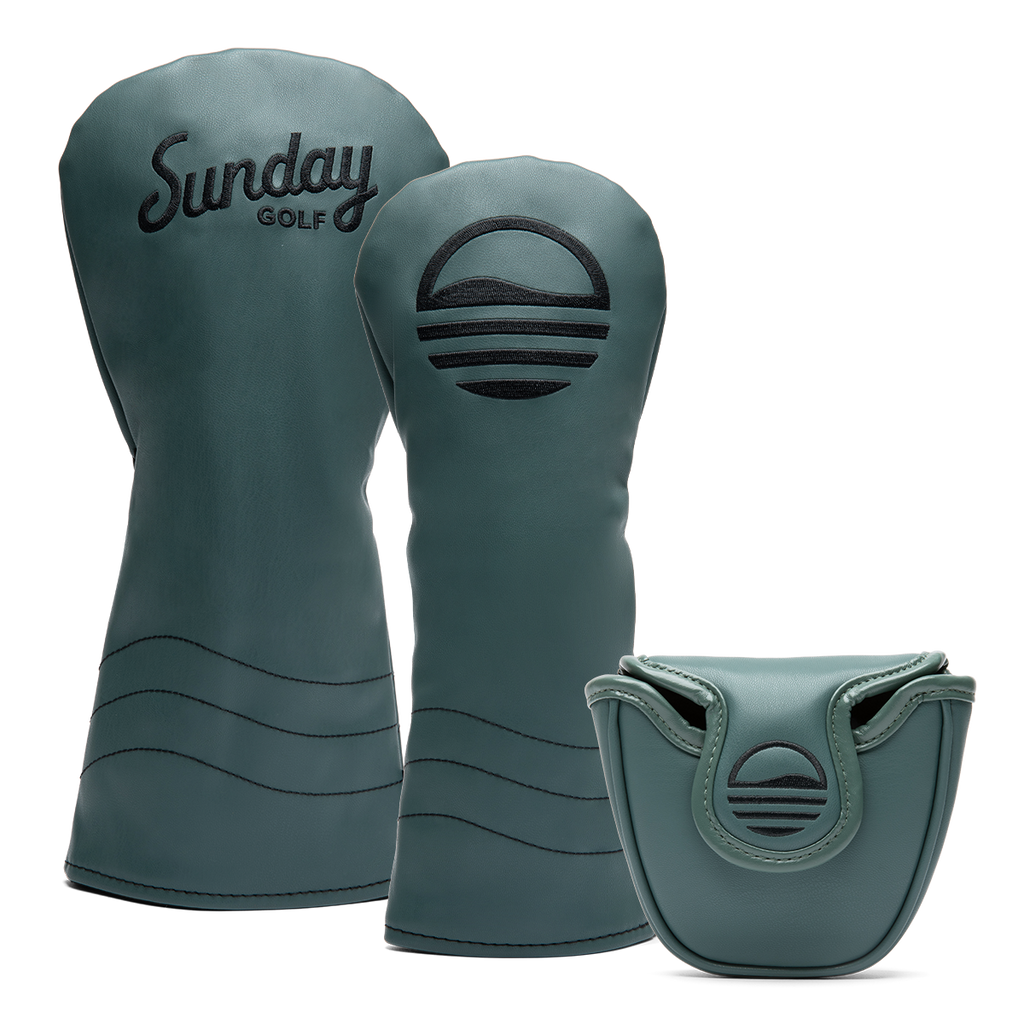 Midnight Green Headcover Bundle w/ Mallet