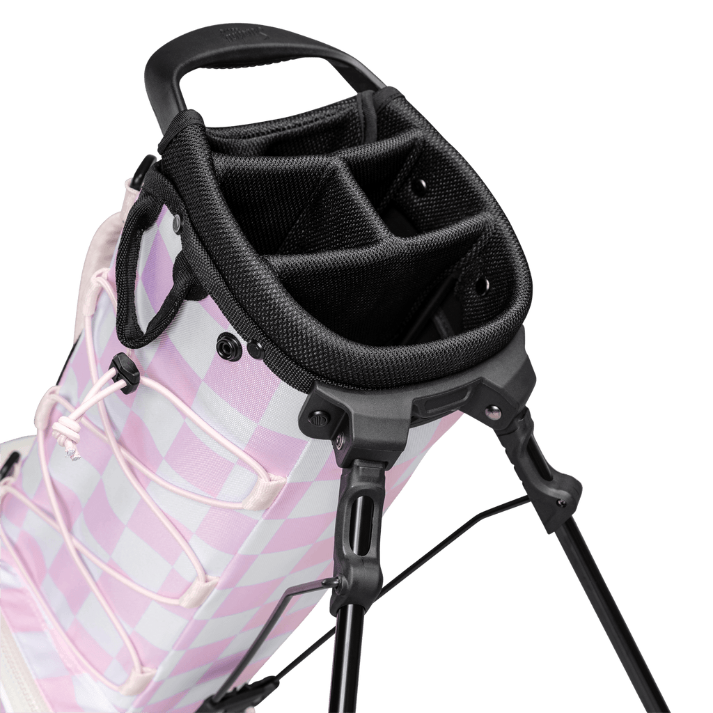 Recess Kids Golf Bag | Pink/White Checker