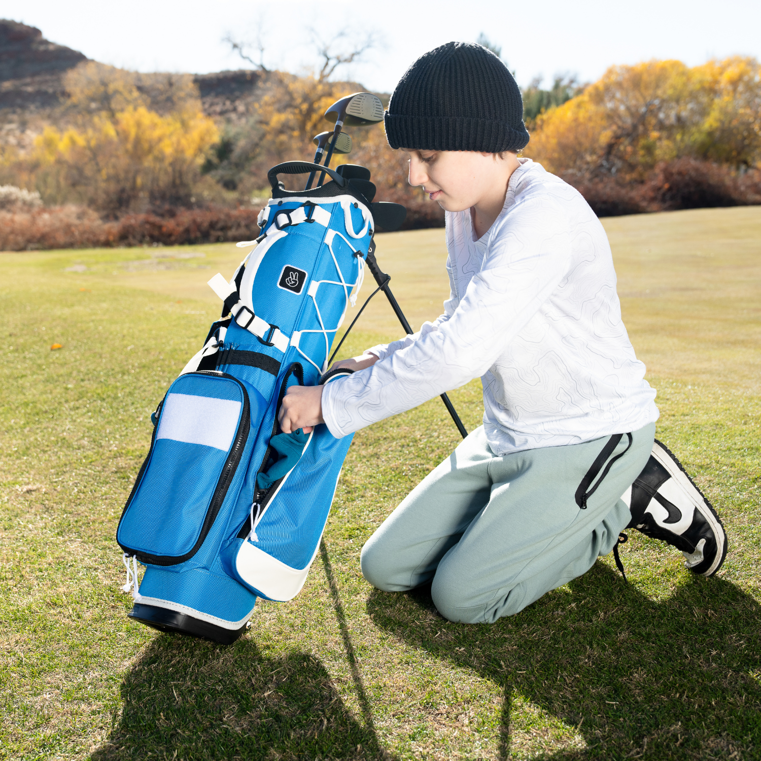 Recess Kids Golf Bag | Blue/White