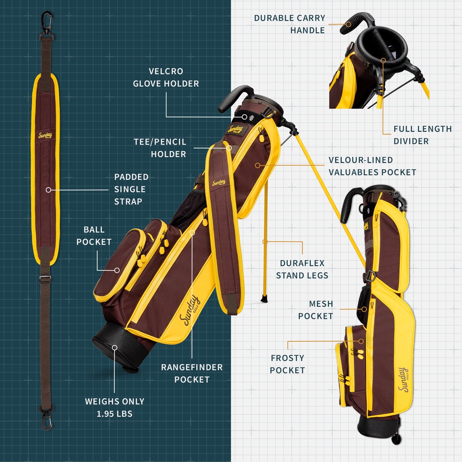 The Loma | Friars Brown Par 3 Bag