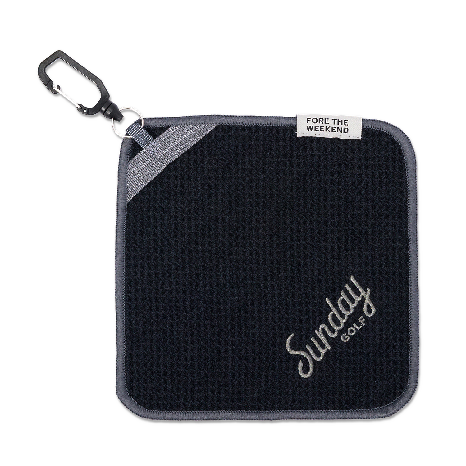 Loma Magnetic Golf Towel | Black