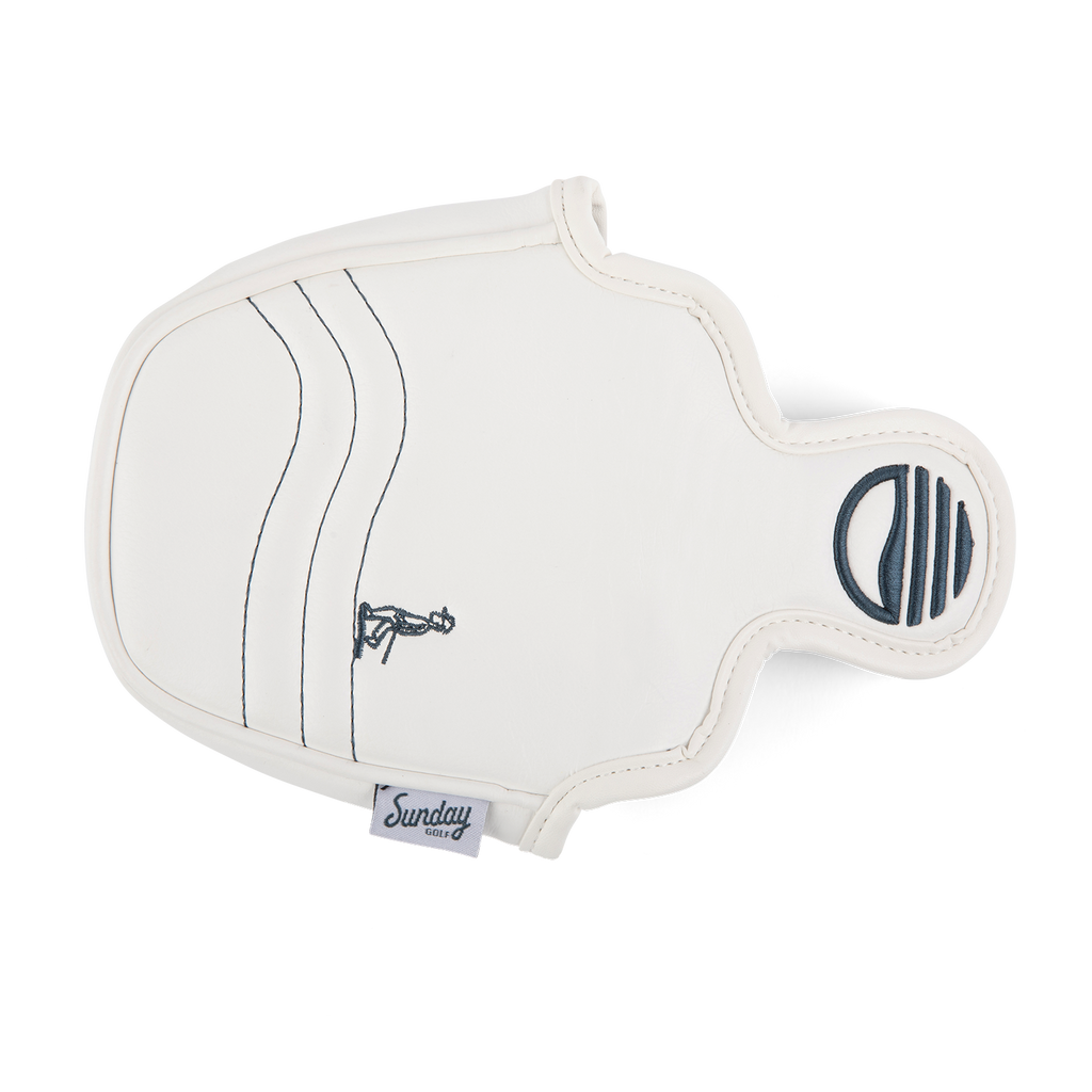 Mallet Putter Headcover | White/Navy