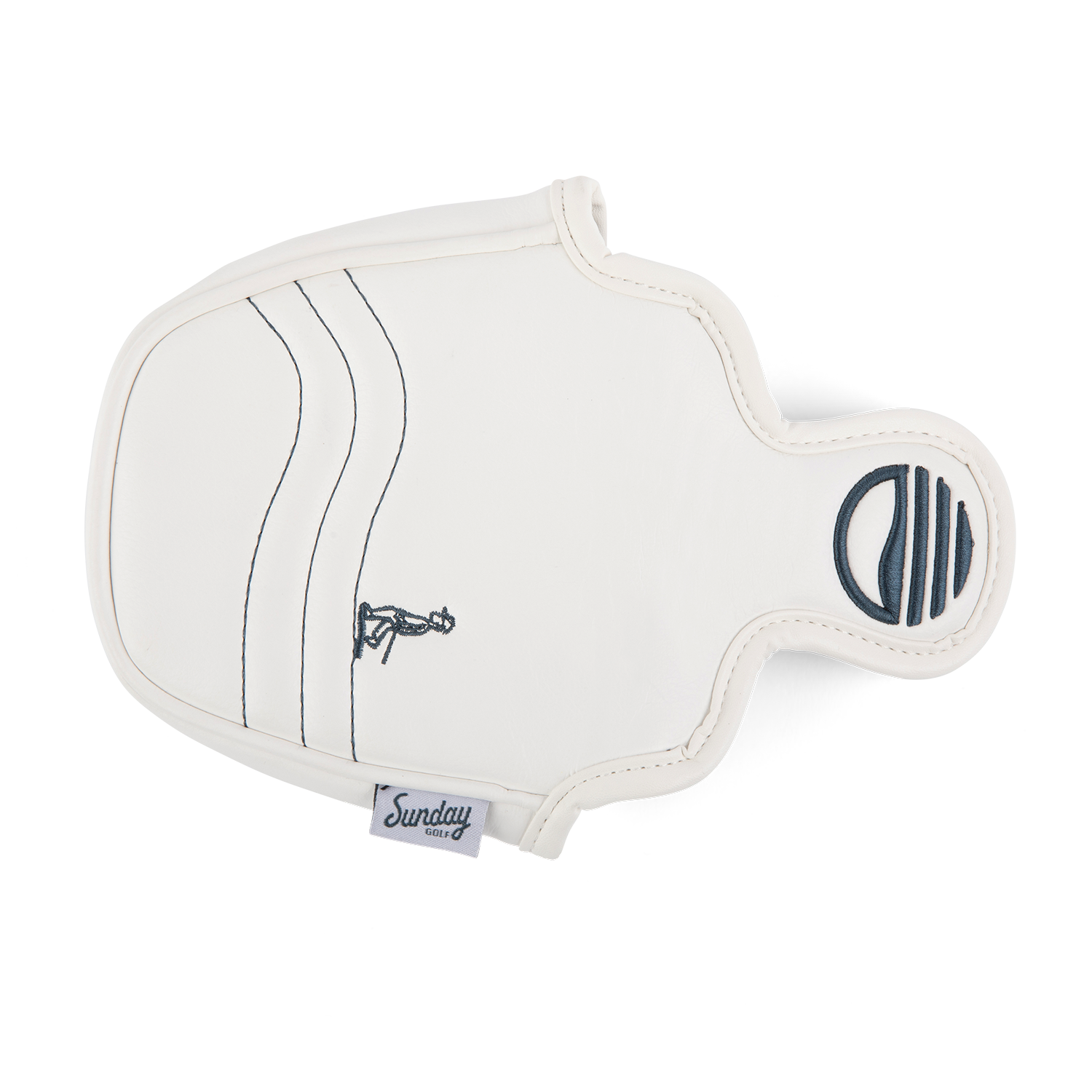 Mallet Putter Headcover | White/Navy