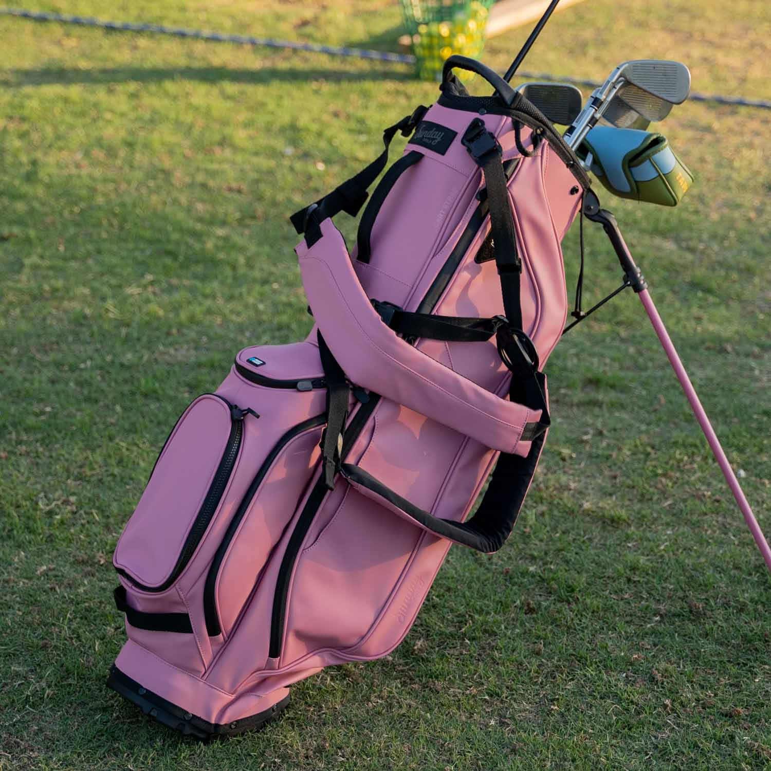 Ryder S-Class | Dusty Pink Vegan Leather Full Size Stand Bag