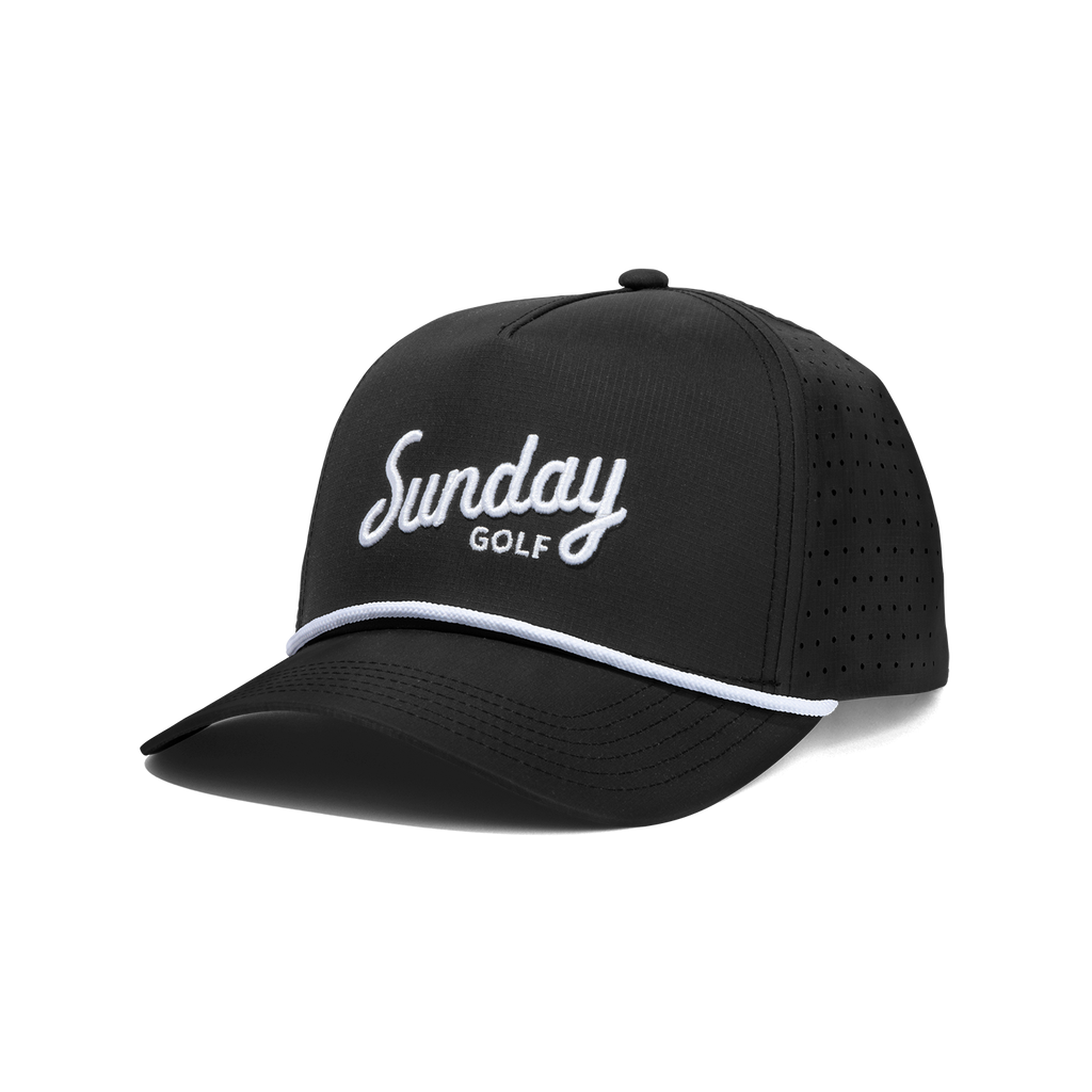 Porter Snapback Golf Hat | Black