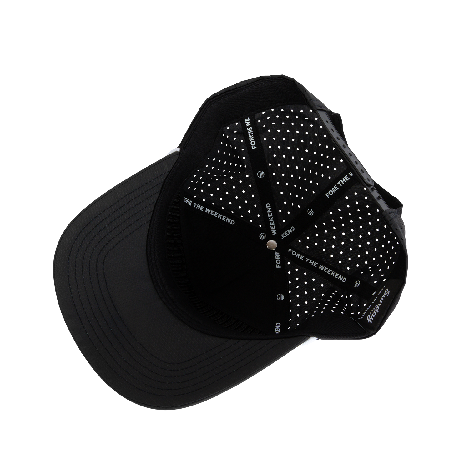 Porter Snapback Golf Hat | Black