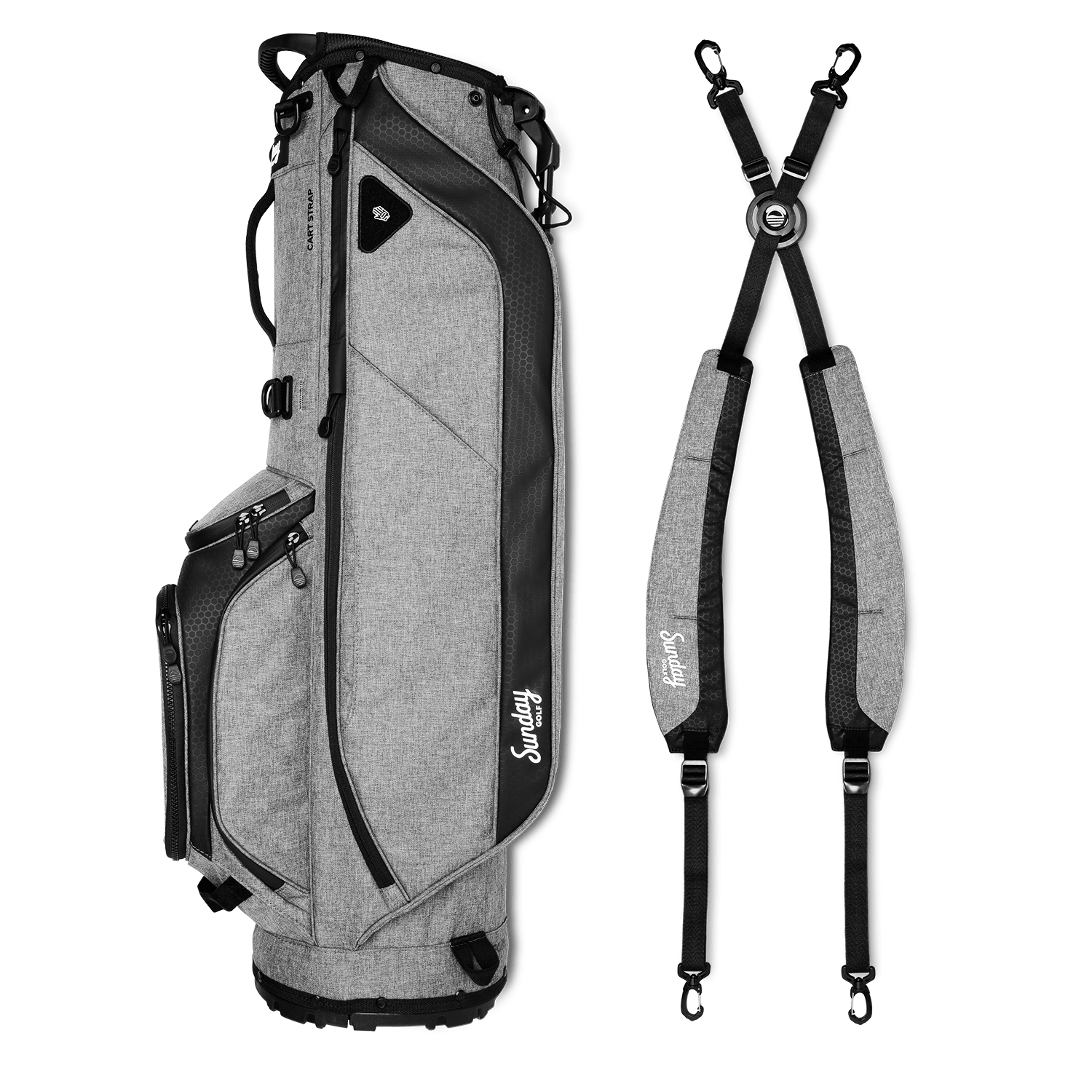 Ryder | Heather Gray Full Size Stand Bag