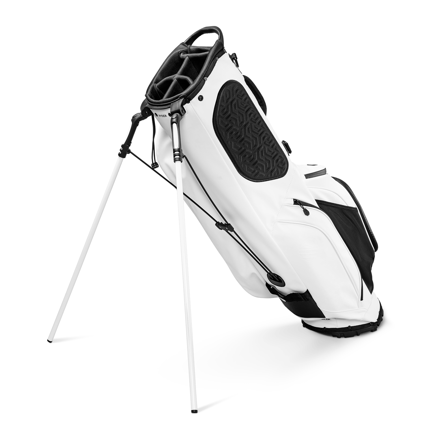 Ryder S-Class | White Vegan Leather Full Size Stand Bag