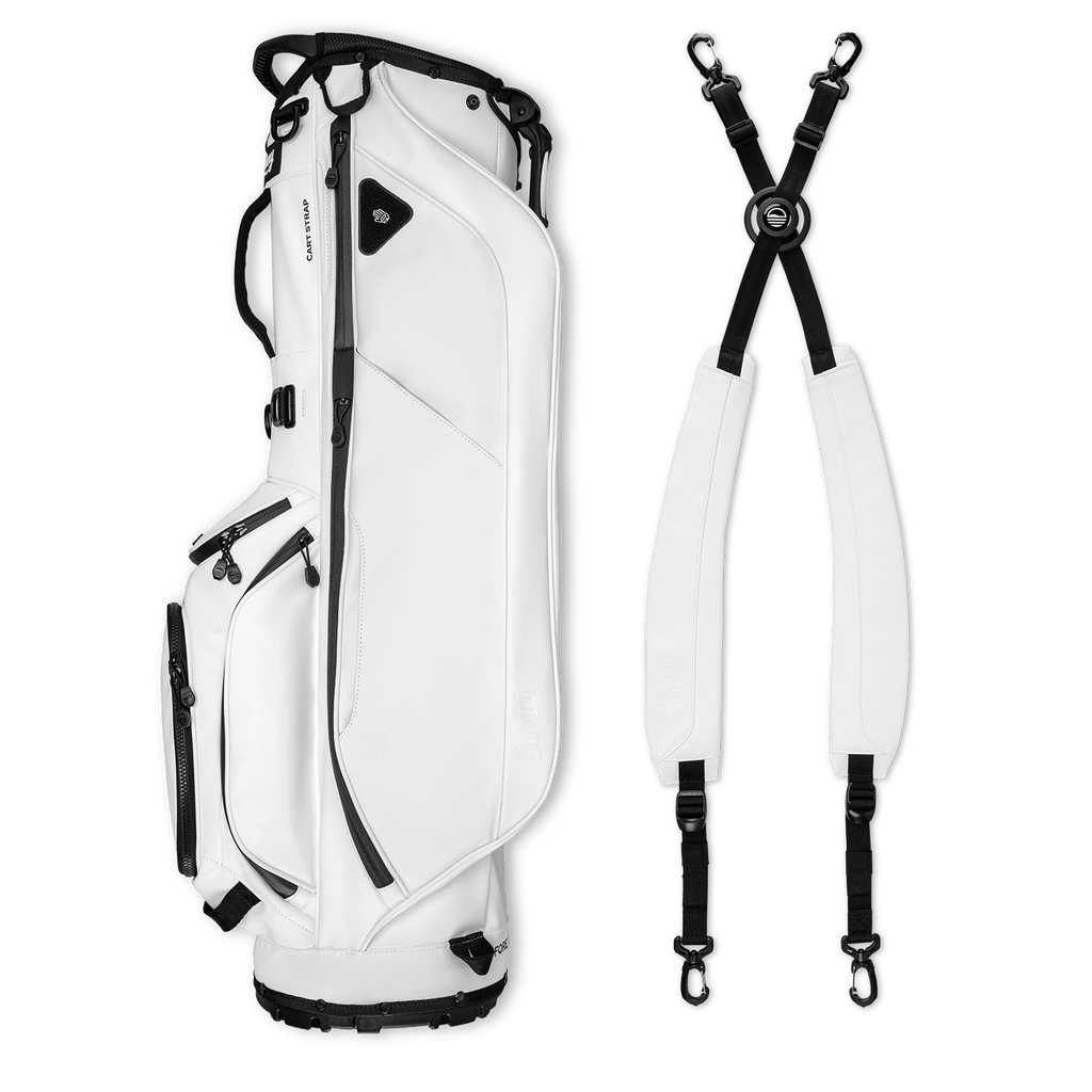 Ryder S-Class | White Vegan Leather Full Size Stand Bag