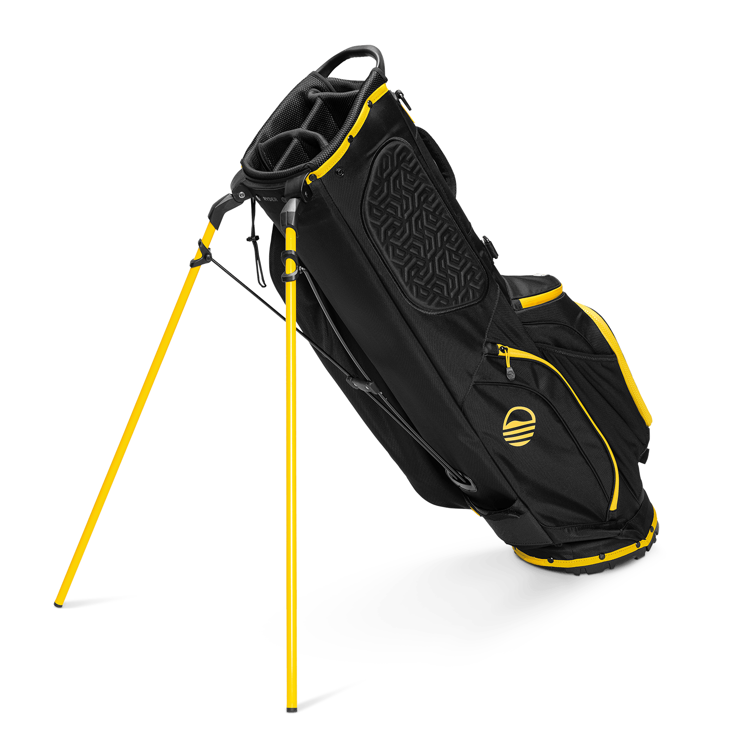Ryder | Black & Yellow Full Size Stand Bag