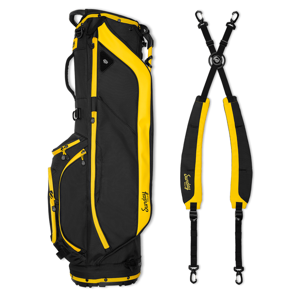 Ryder | Black & Yellow Full Size Stand Bag
