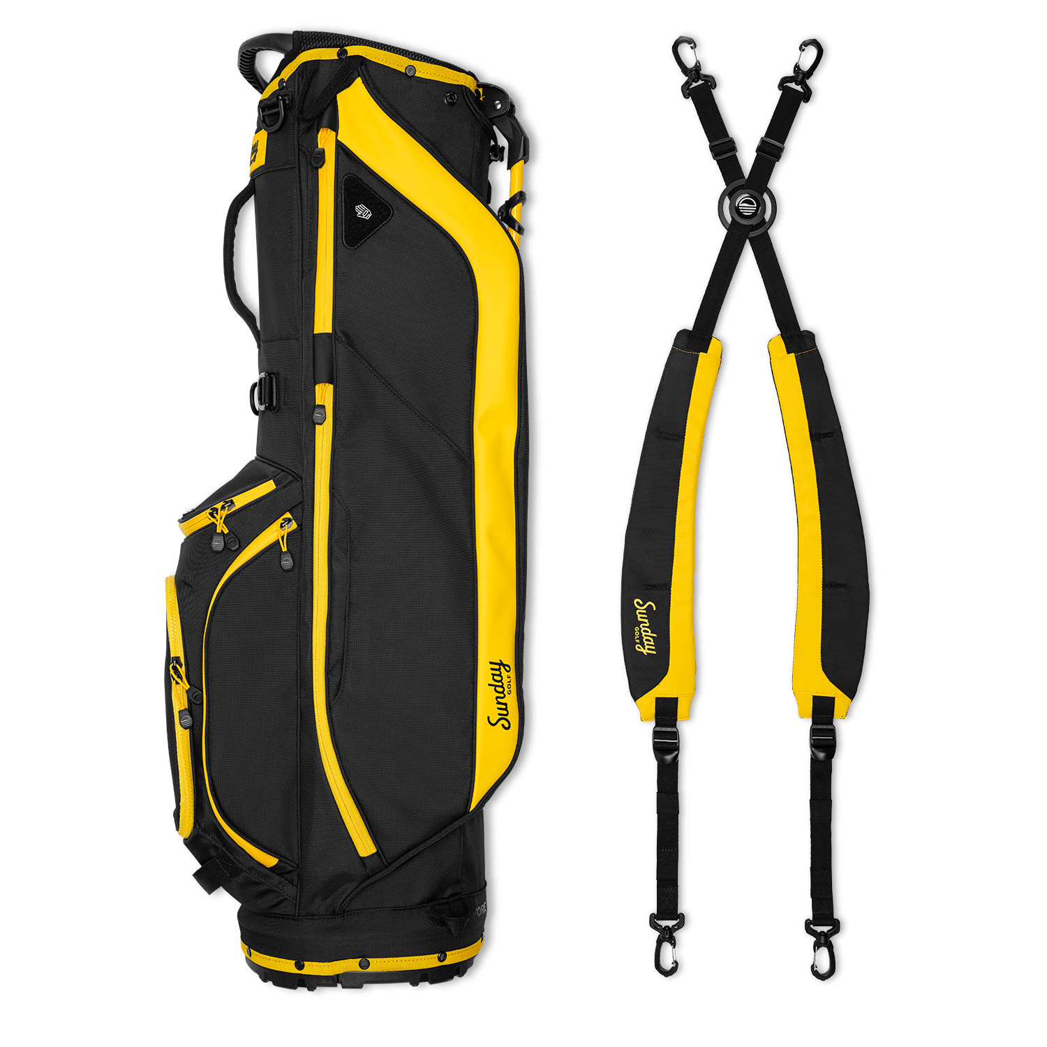 Ryder | Black & Yellow Full Size Stand Bag
