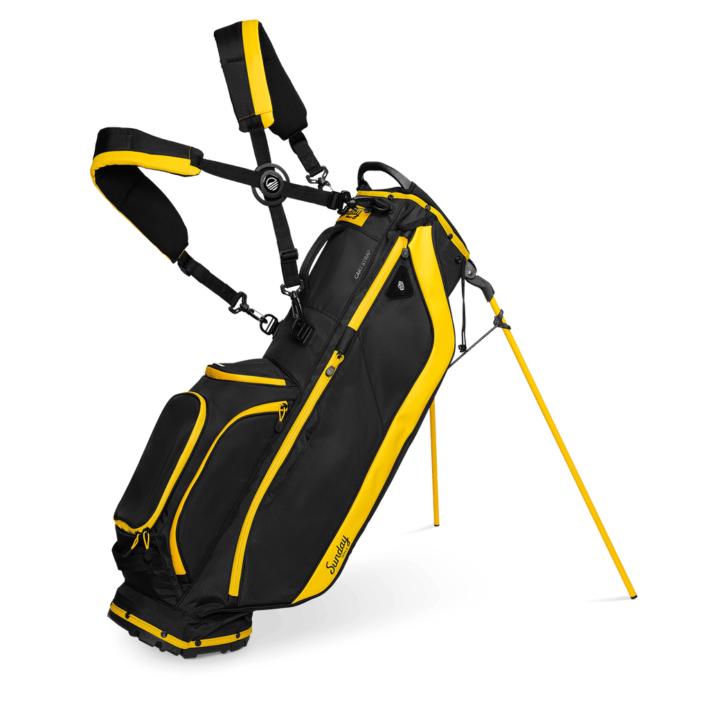 Ryder | Black & Yellow Full Size Stand Bag