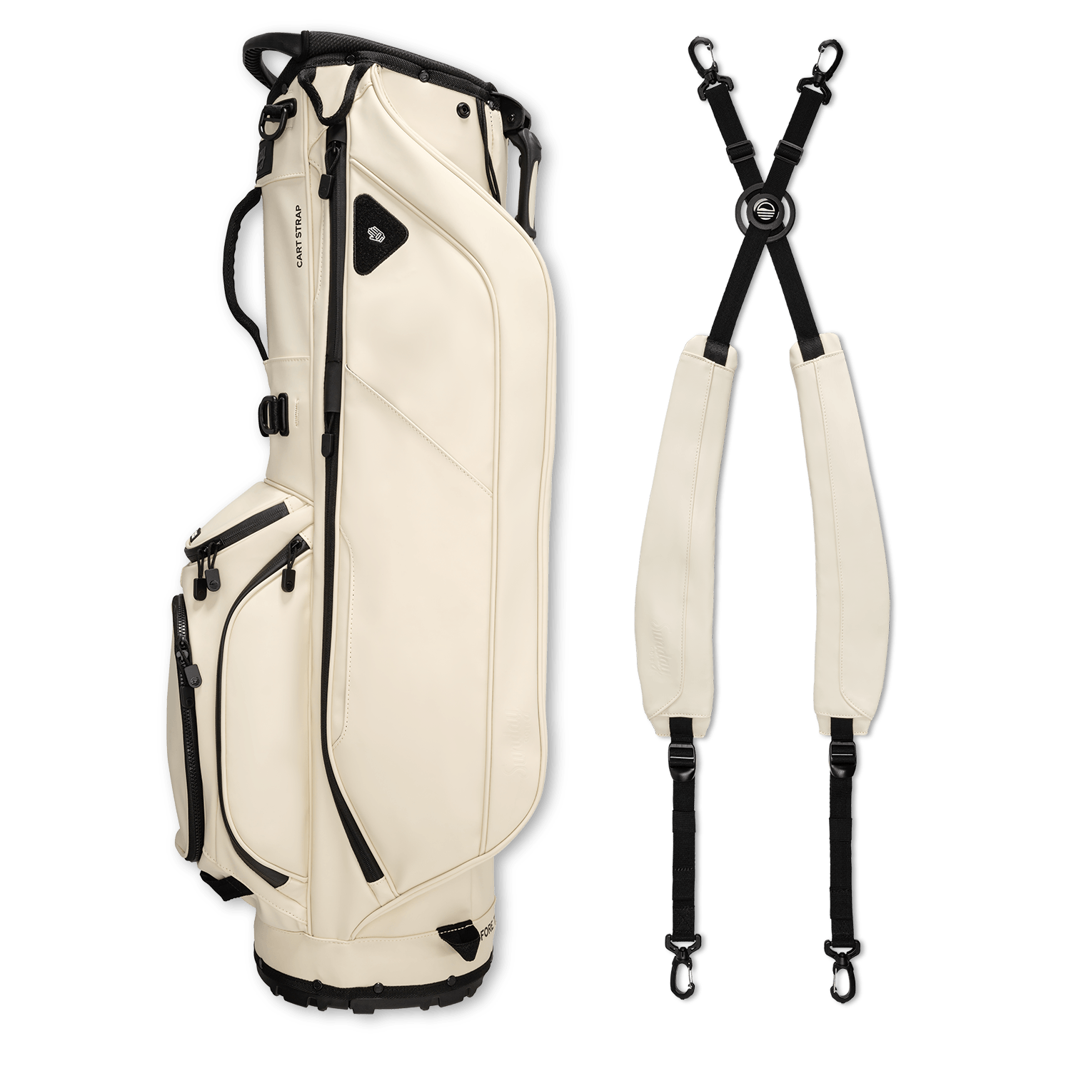Ryder S-Class | Cream Vegan Leather Full Size Stand Bag