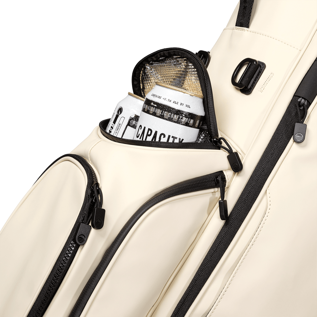 Ryder S-Class | Cream Vegan Leather Full Size Stand Bag
