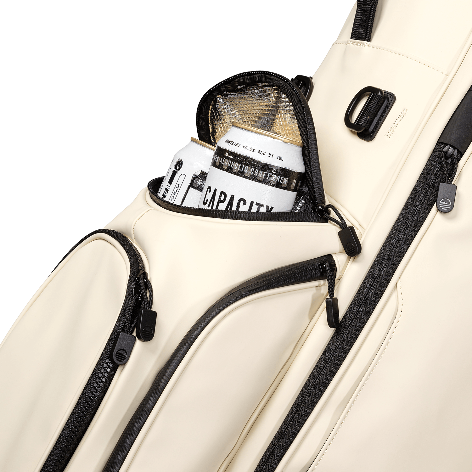 Ryder S-Class | Cream Vegan Leather Full Size Stand Bag
