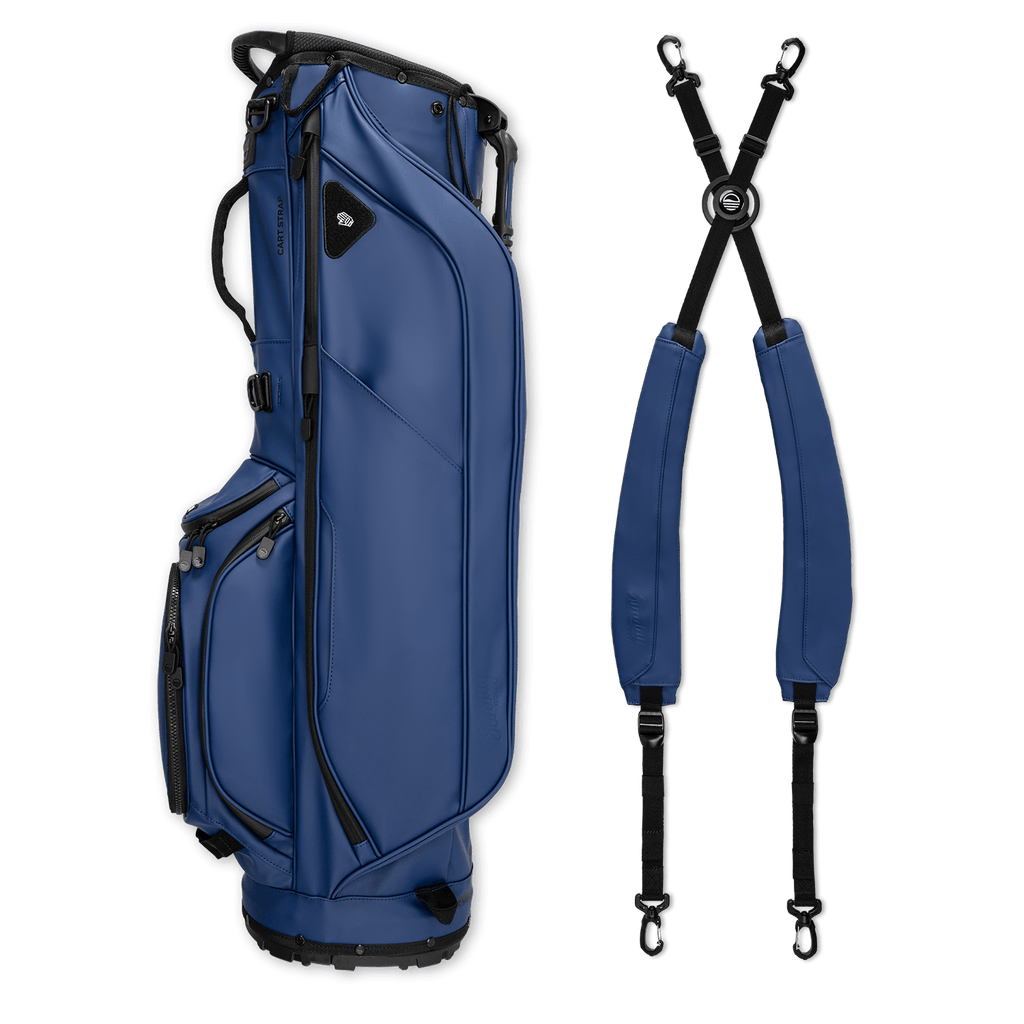 Ryder S-Class | Navy Vegan Leather Full Size Stand Bag