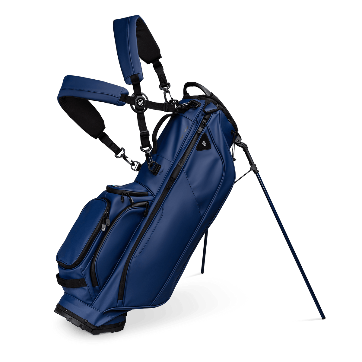Ryder S-Class | Navy Vegan Leather Full Size Stand Bag