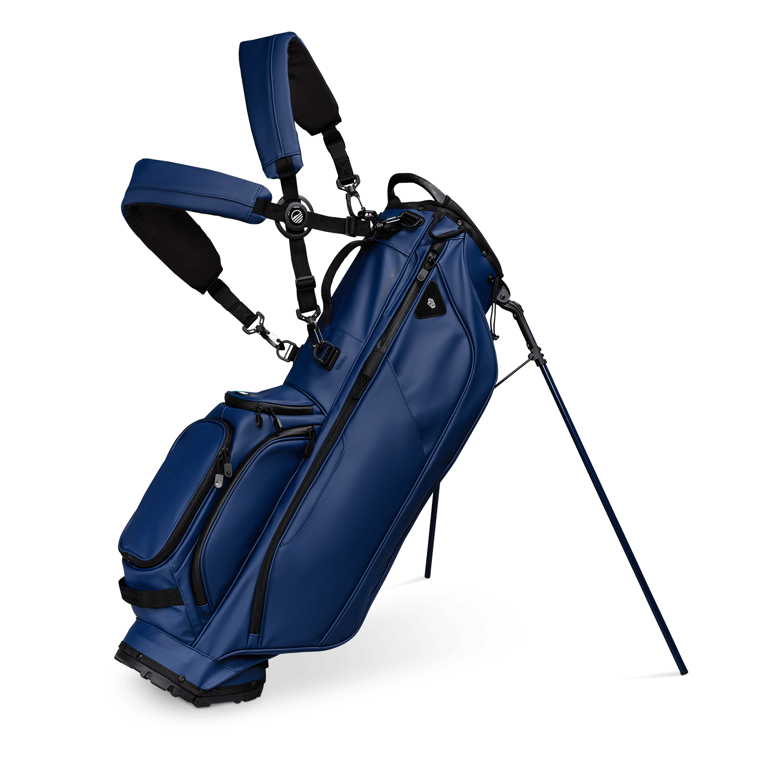 Ryder S-Class | Navy Vegan Leather Full Size Stand Bag
