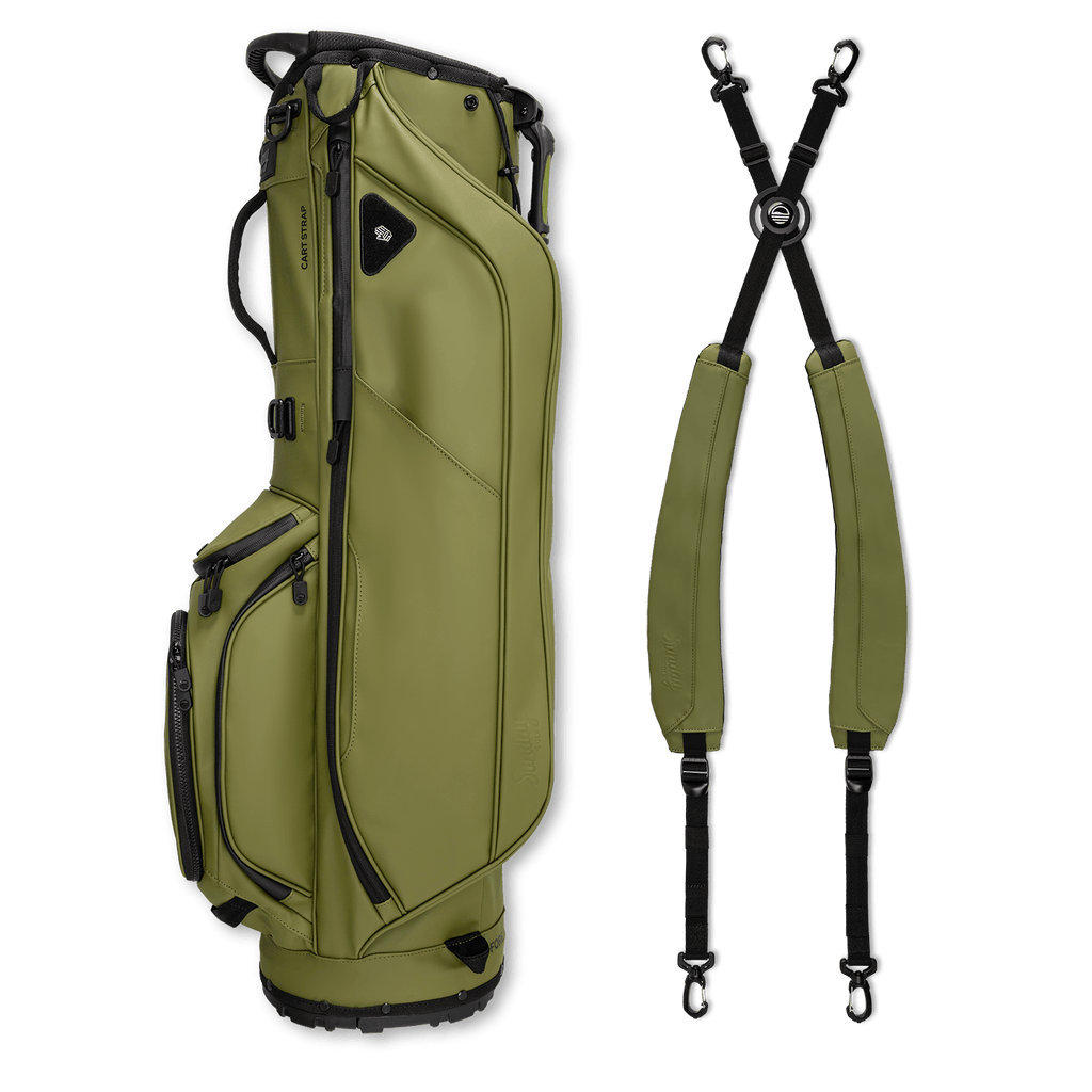 Ryder S-Class | Olive Vegan Leather Full Size Stand Bag