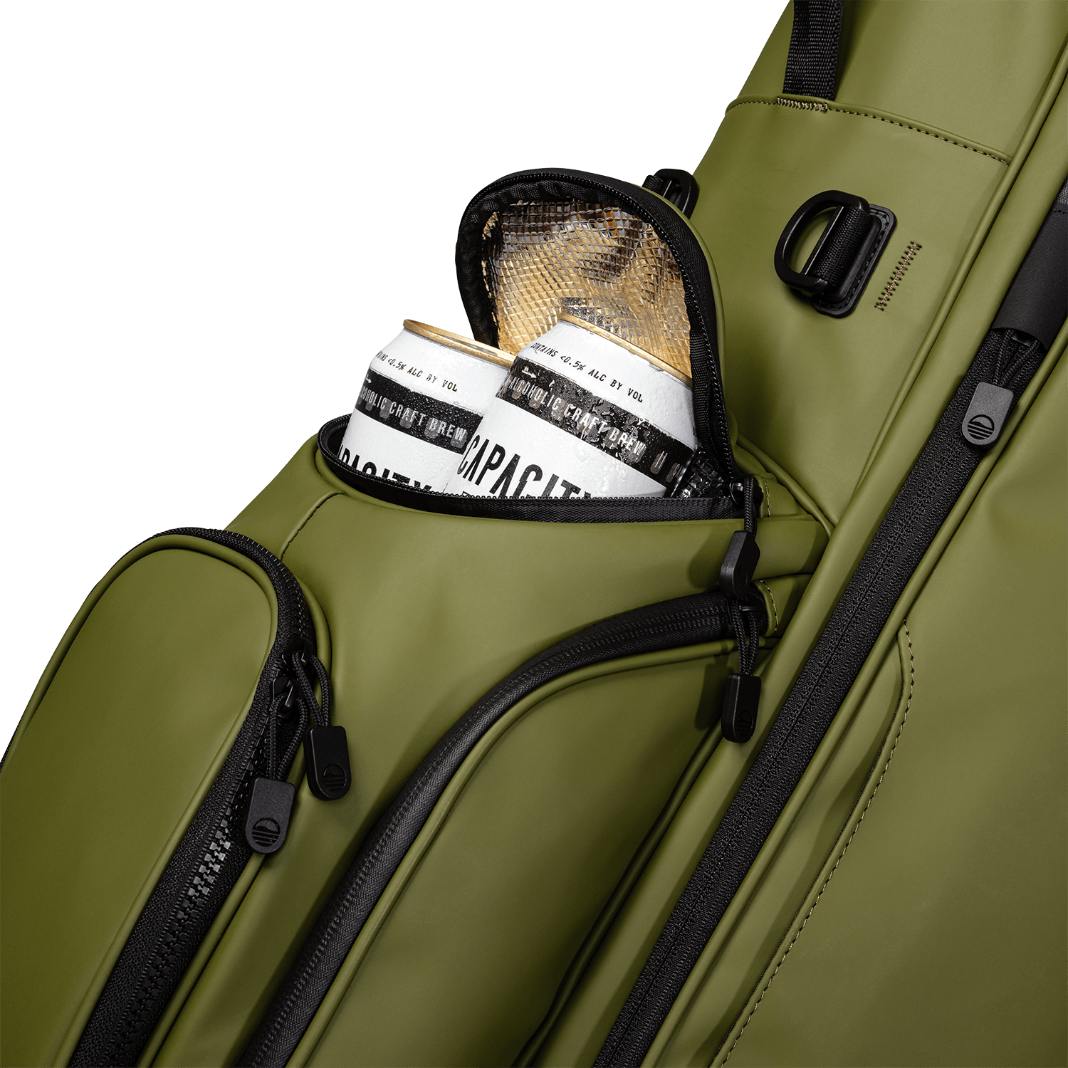 Ryder S-Class | Olive Vegan Leather Full Size Stand Bag