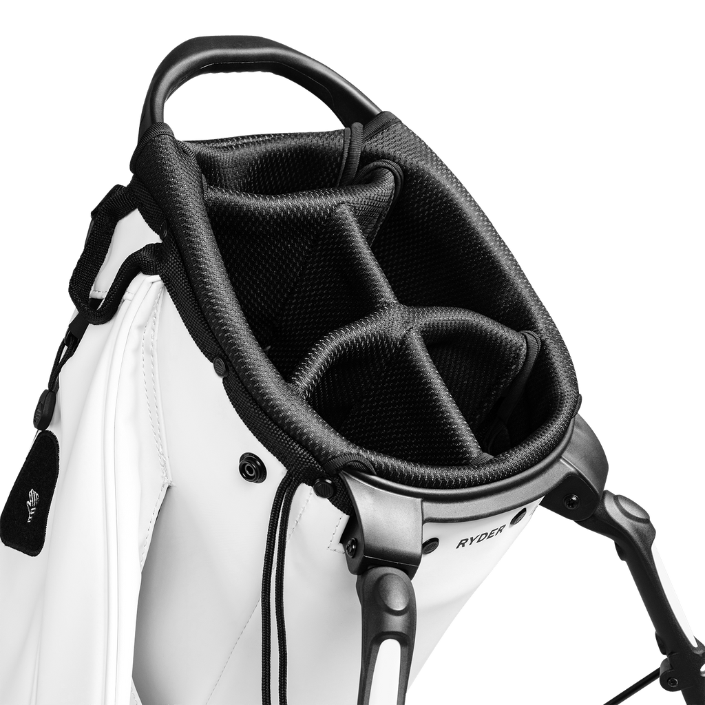 Ryder S-Class | White Vegan Leather Full Size Stand Bag