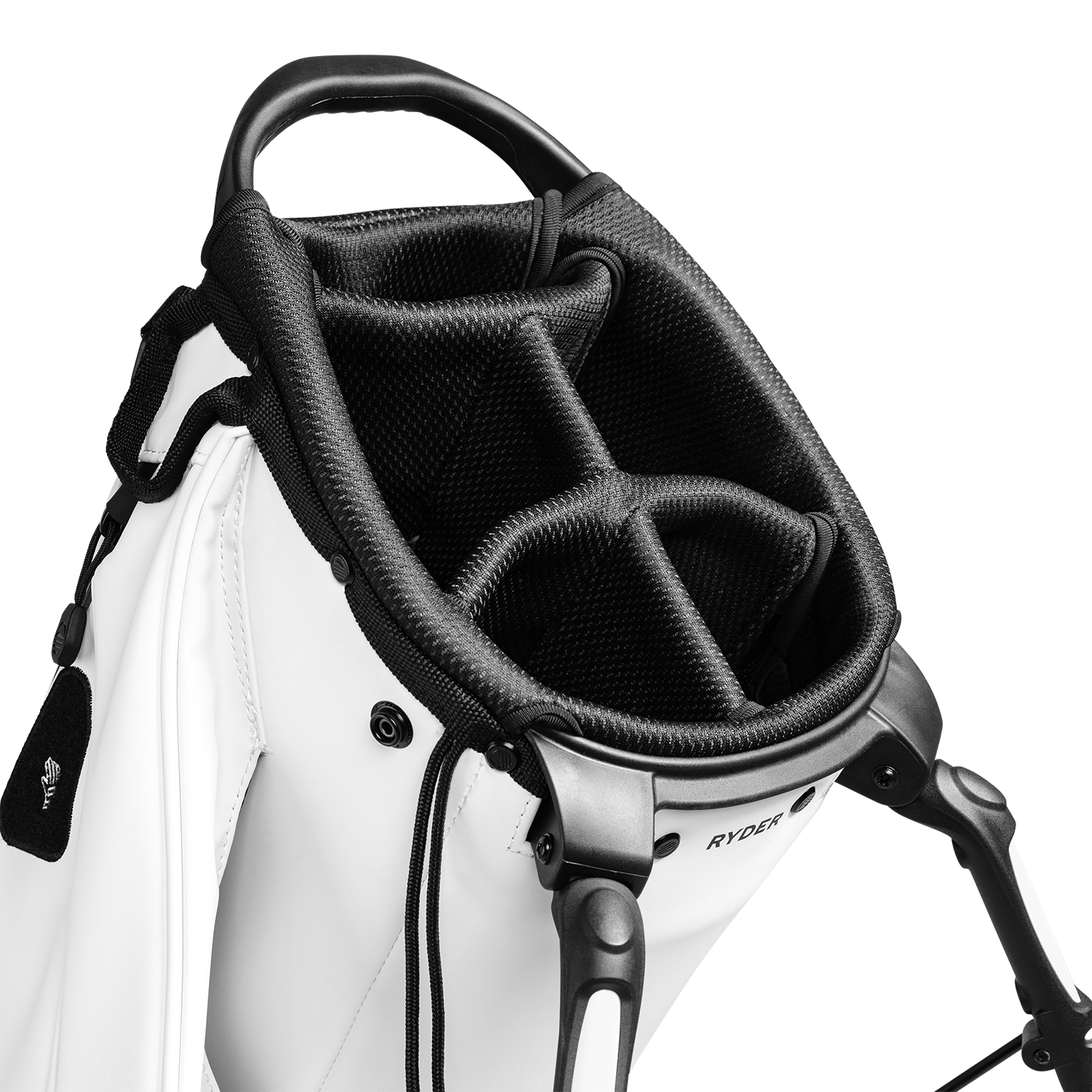Ryder S-Class | White Vegan Leather Full Size Stand Bag