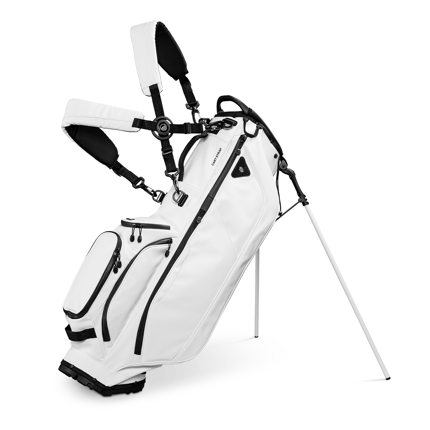 Ryder S-Class | White Vegan Leather Full Size Stand Bag