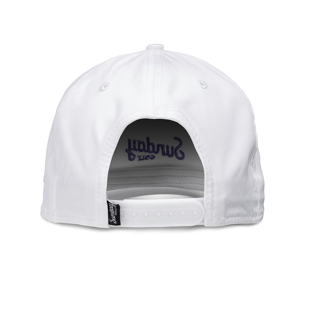 Sunday Golf Rope Hat | White & Navy
