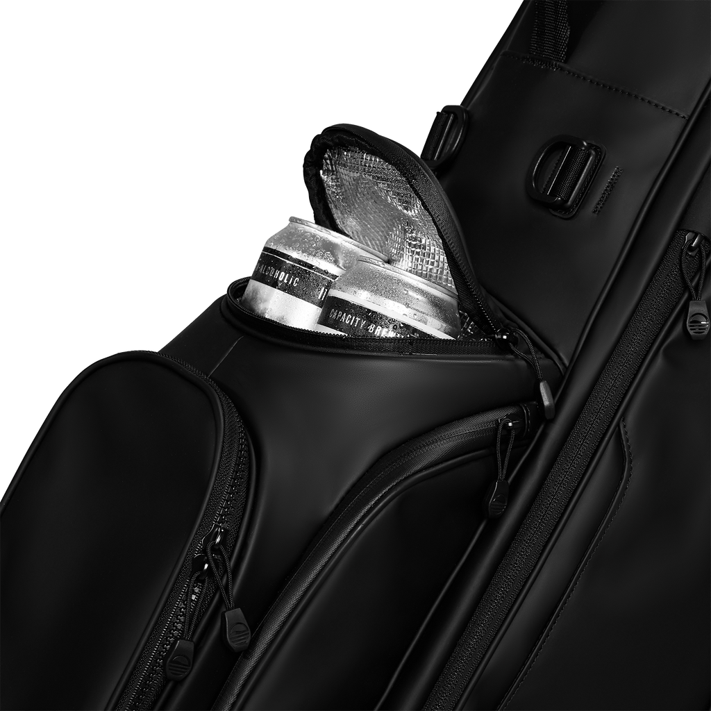 Ryder S-Class | Black Vegan Leather Full Size Stand Bag