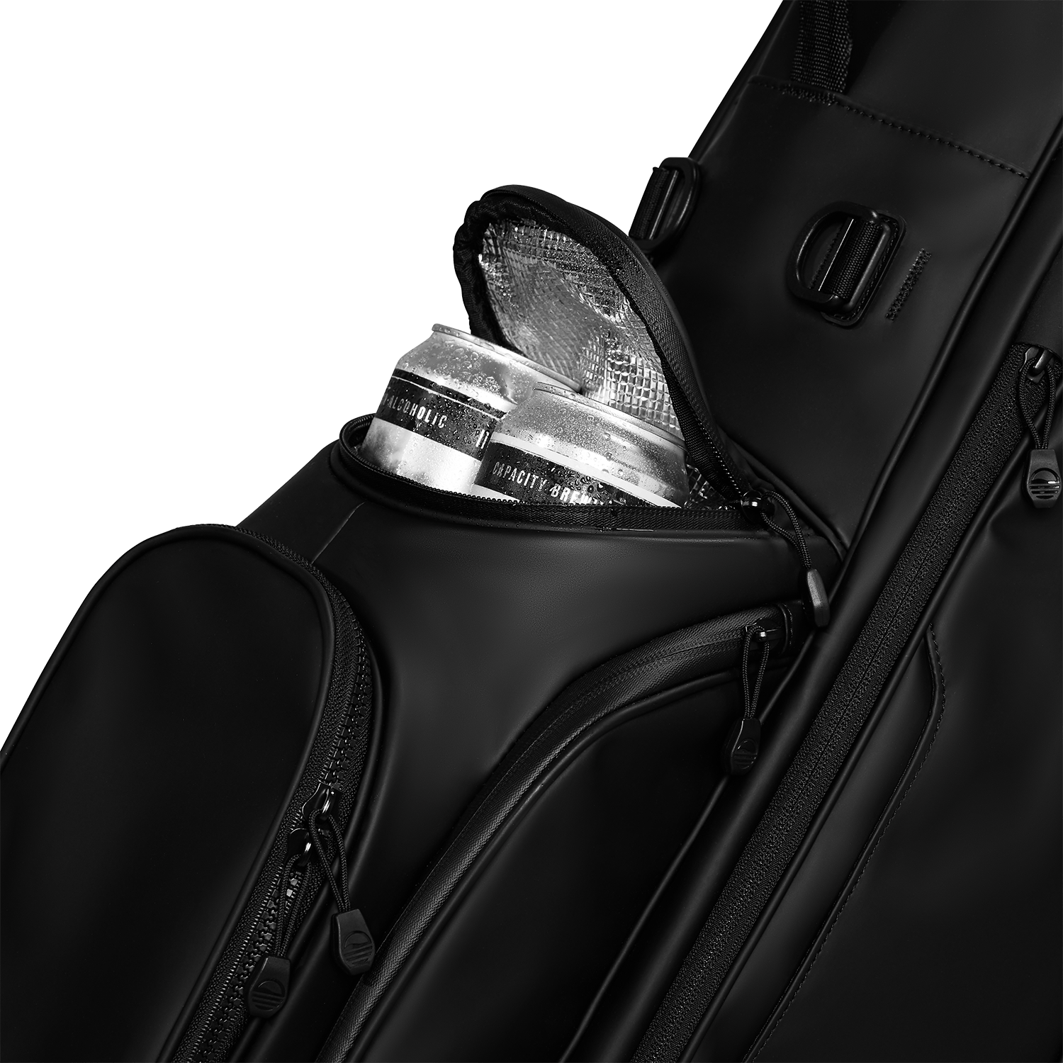 Ryder S-Class | Black Vegan Leather Full Size Stand Bag