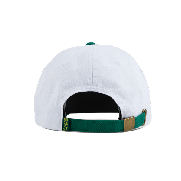 Sunday Golf Dad Hat | White & Green