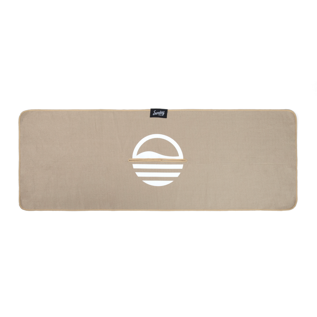 Classic Golf Towel | Toasted Almond